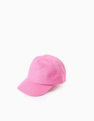 Gorra de Algodón para Bebé y Niña 'ZY', Rosa
