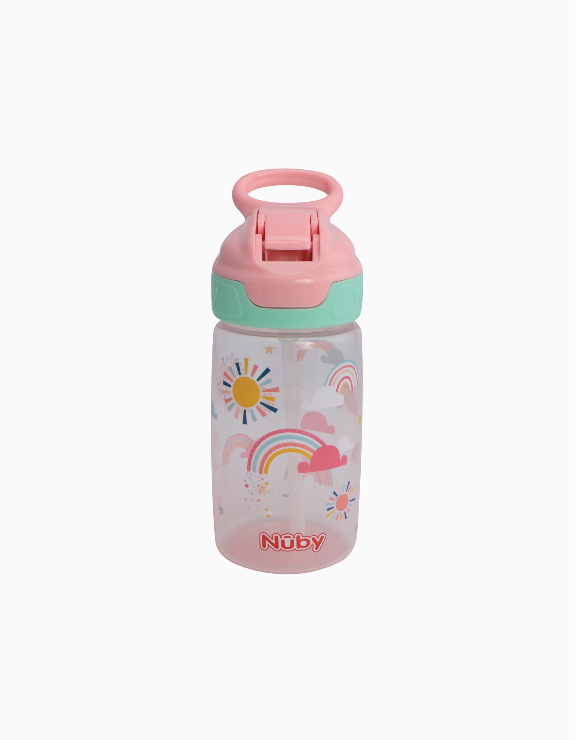 Copo de Aprendizagem C/ Bico Macio 415Ml Pink Nuby 24M+