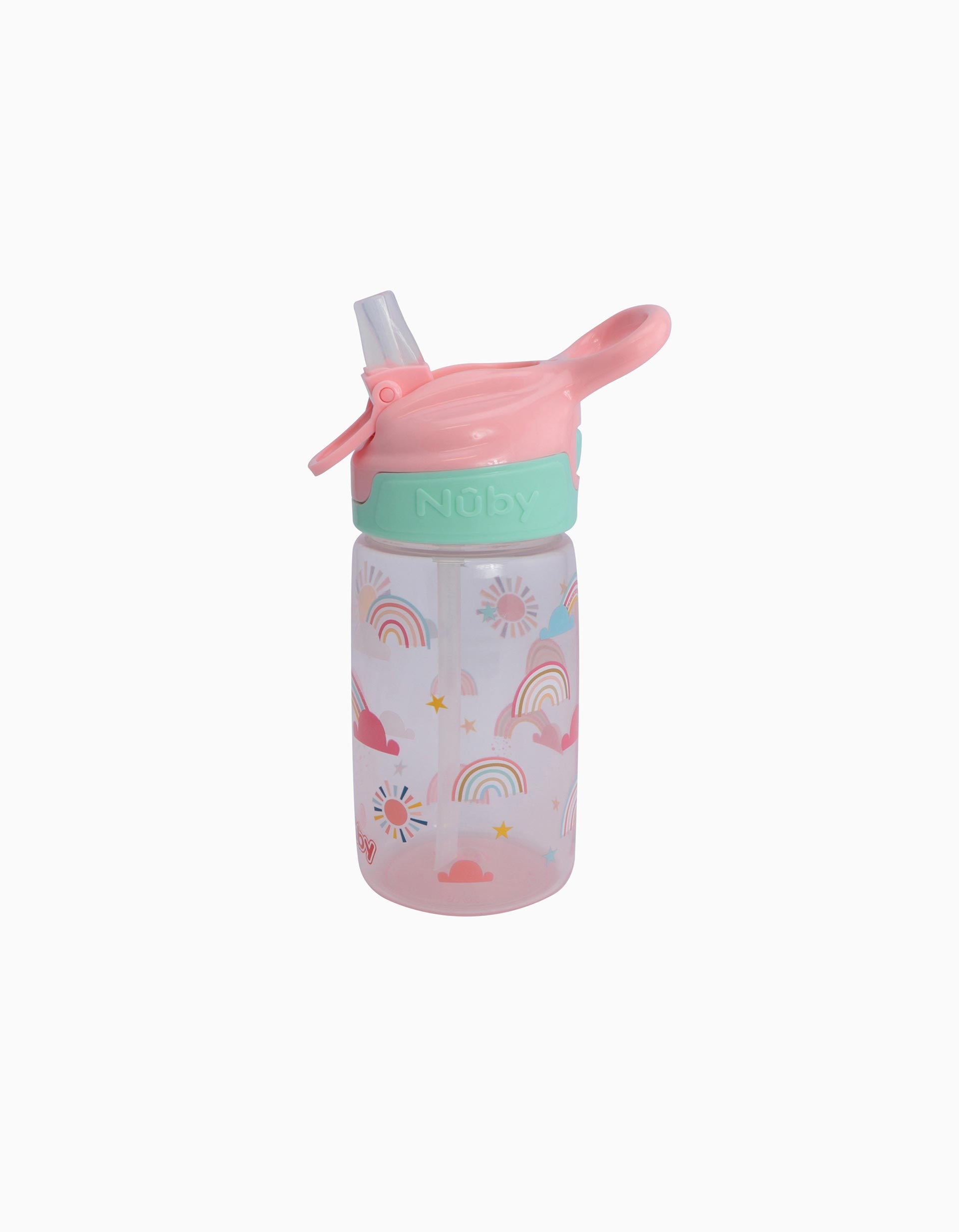 Learning Cup With Soft Spout 415Ml Pink Nuby 24M+