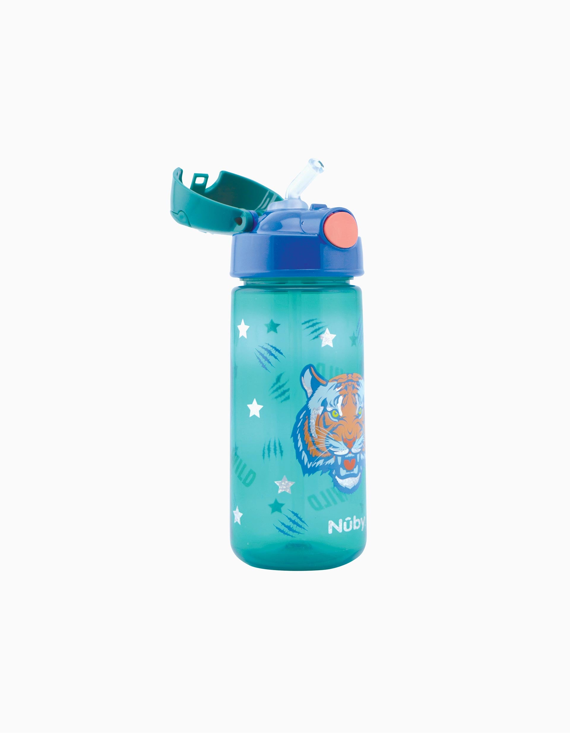 Nuby Straw Learning Cup 540Ml 36M+, Glitter Green