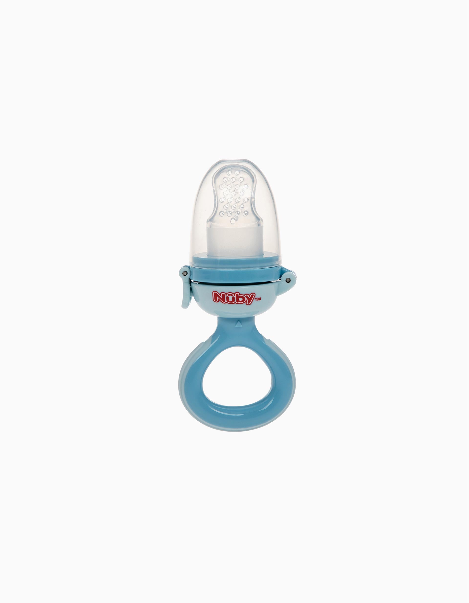 Alimentador de Silicone Nuby 6M+, Blue