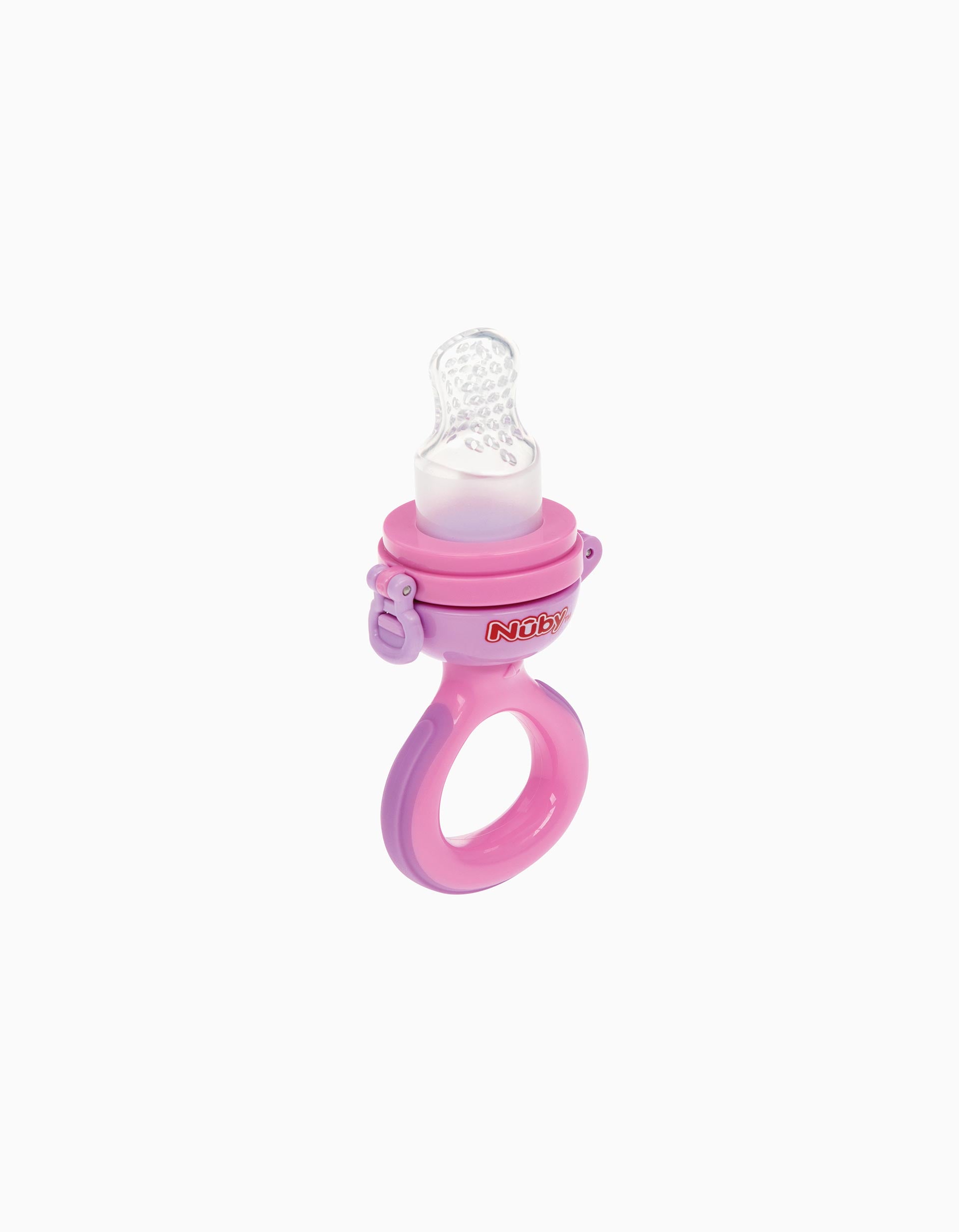 Alimentador de Silicone Nuby 6M+, Pink