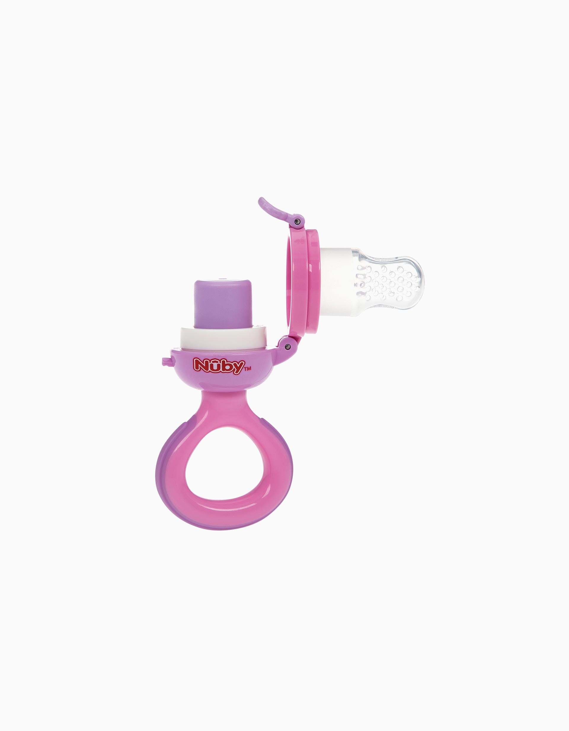 Nuby Silicone Feeder 6M+, Pink