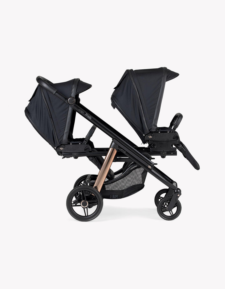 Bebecar Double Stroller Compact Black – ZIPPY