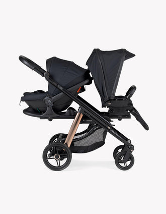 Bebecar Double Stroller Compact Black