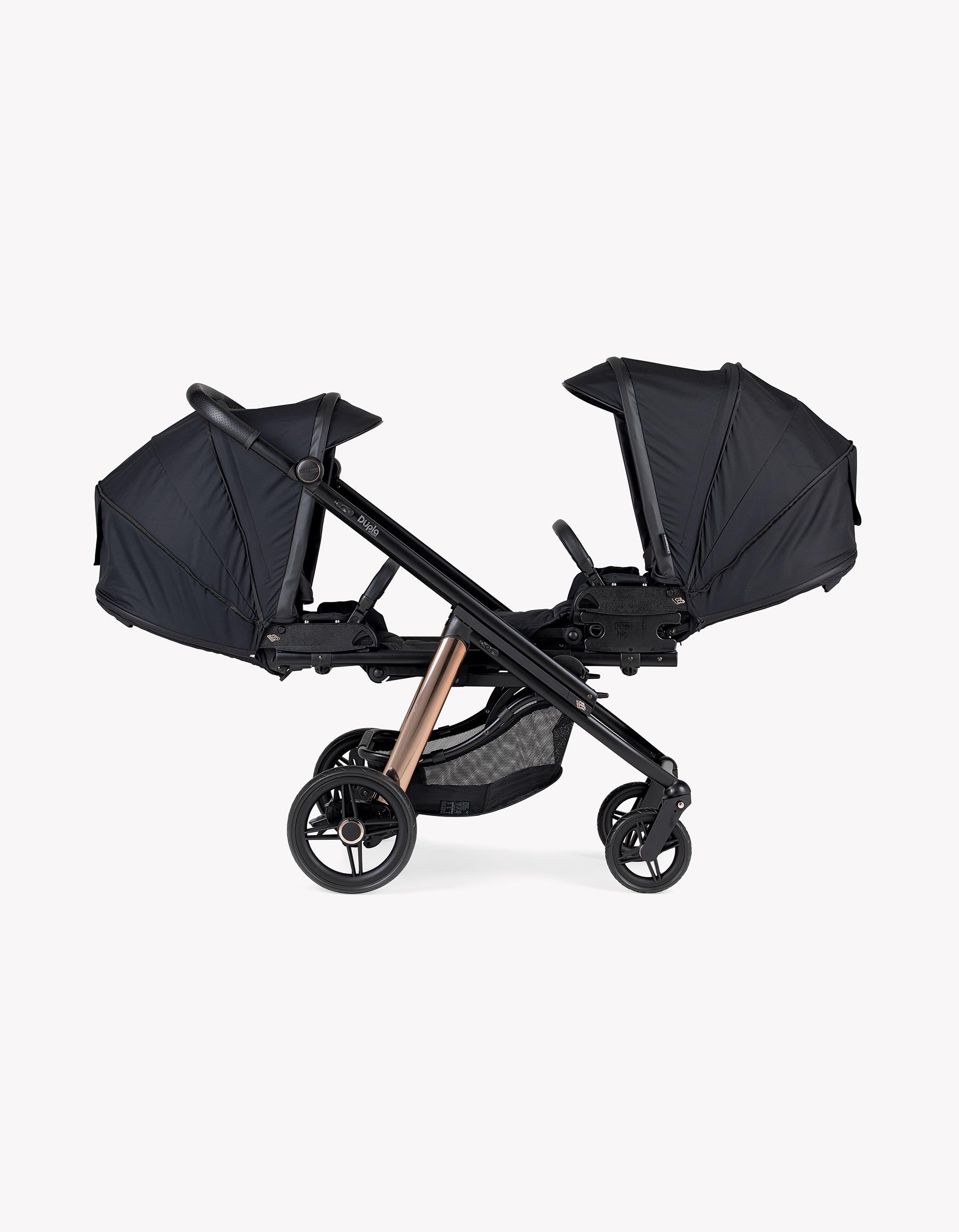 Bebecar Double Stroller Compact Black