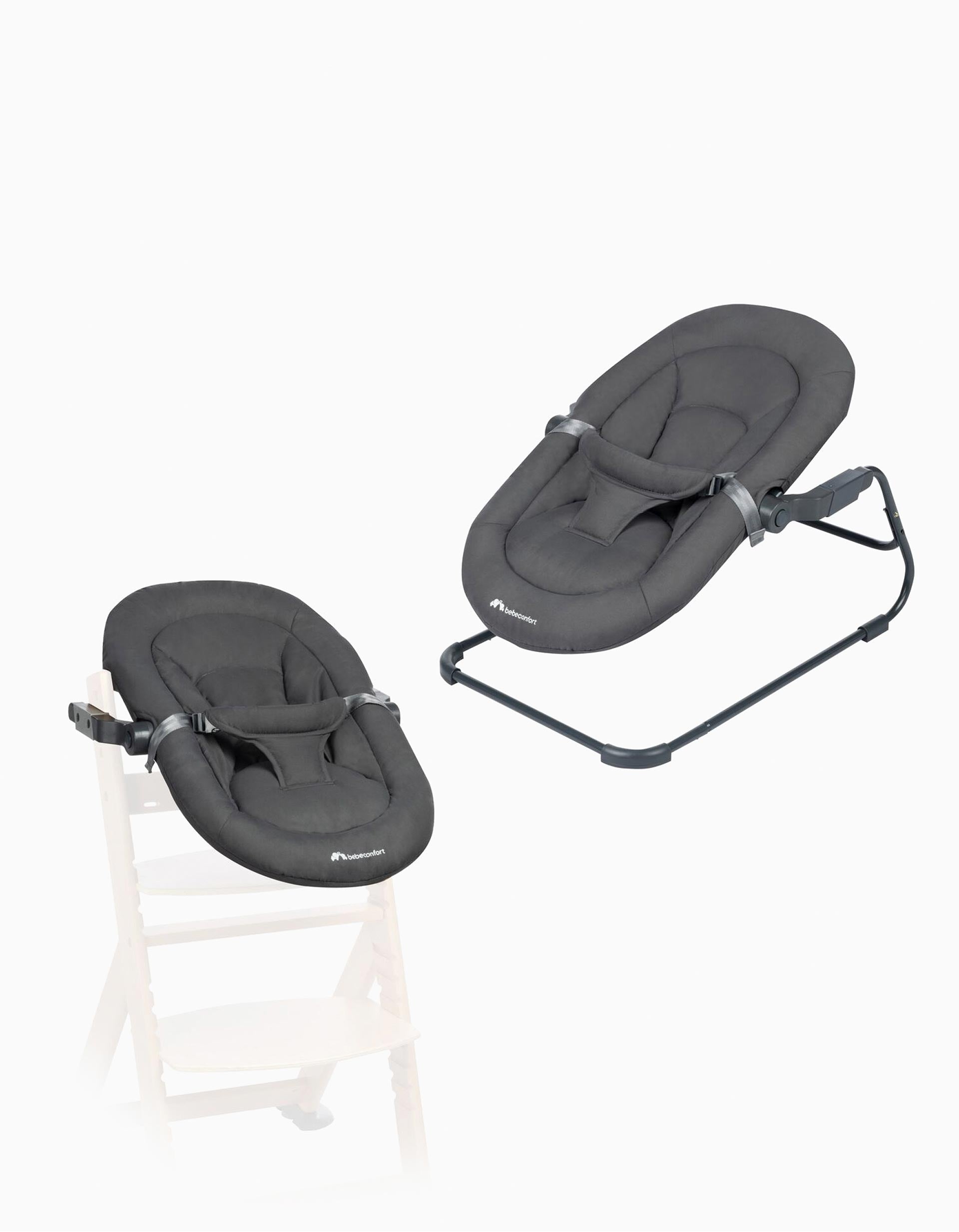 Bebe Confort Timba 2-in-1 highchair, Mineral Graphite