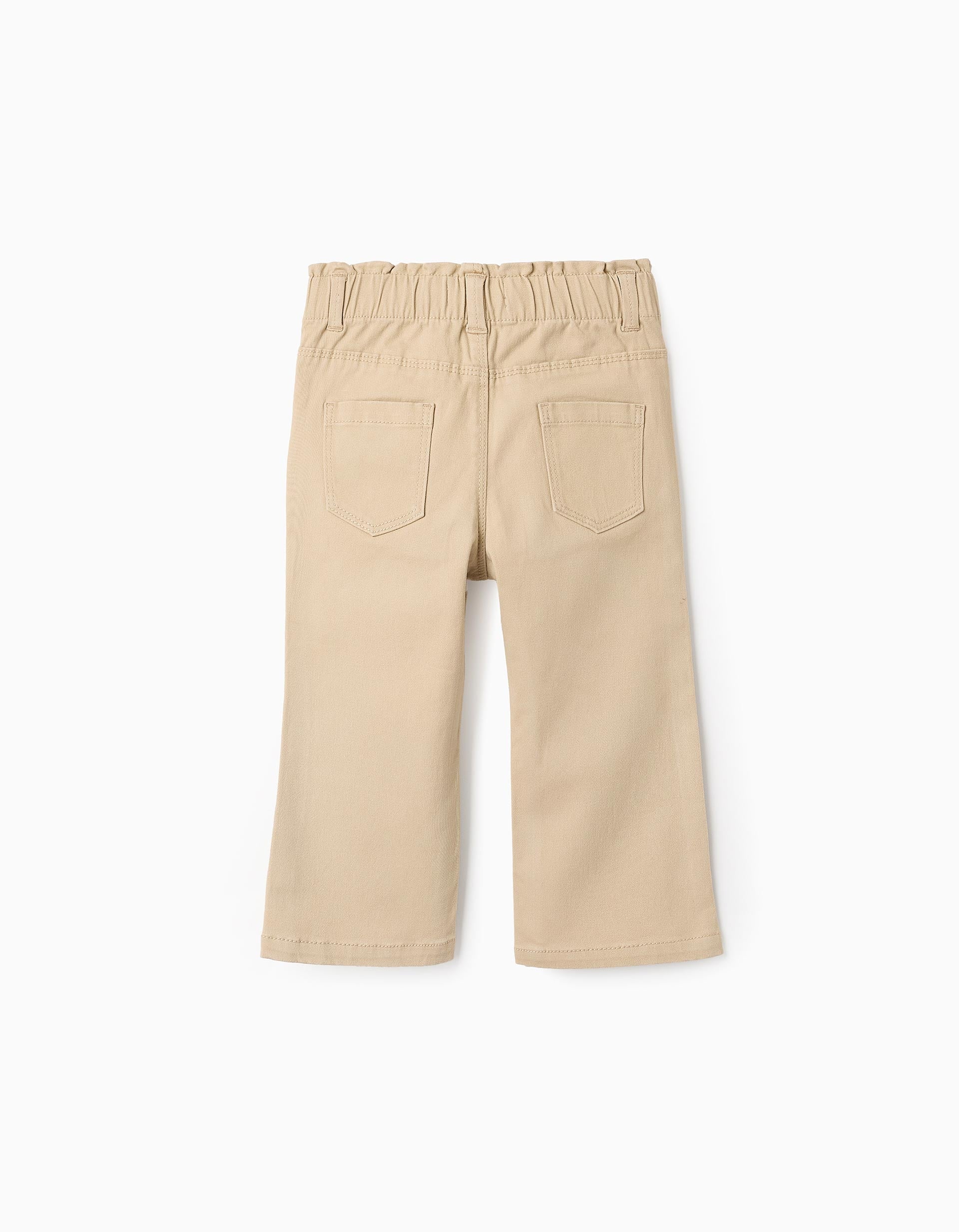 Spasilk Baby Boys' 3-Pack Cotton Footed Pants - Soft, Comfy Pull-On Pants With Built-In Feet