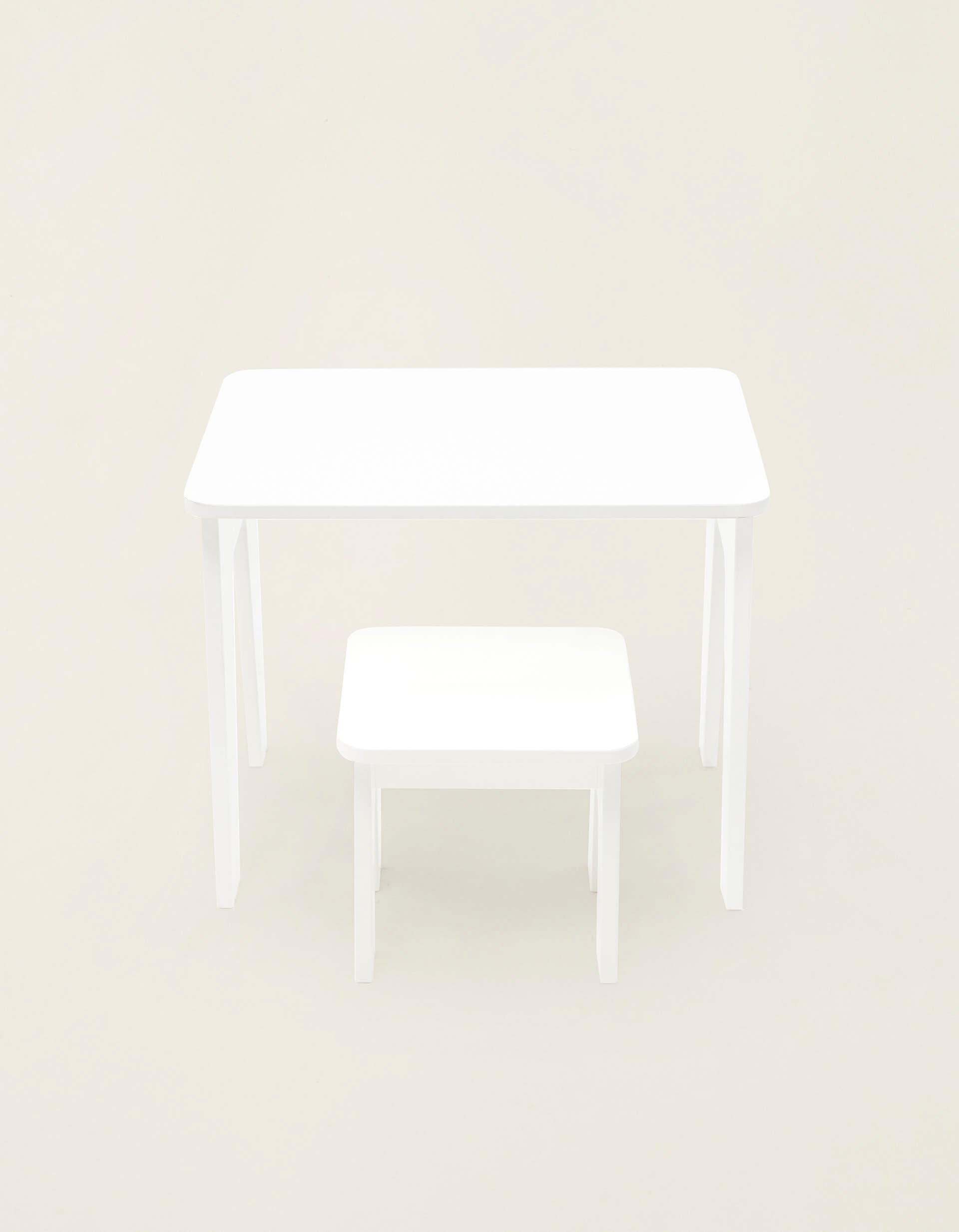 Bureau + Chaise ZY Baby, Blanc