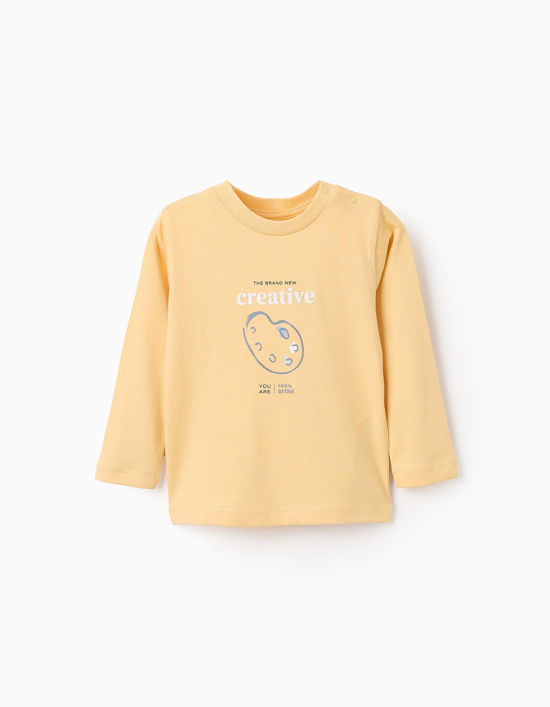 Long Sleeve T-shirt for Baby Boys 'Creative', Yellow