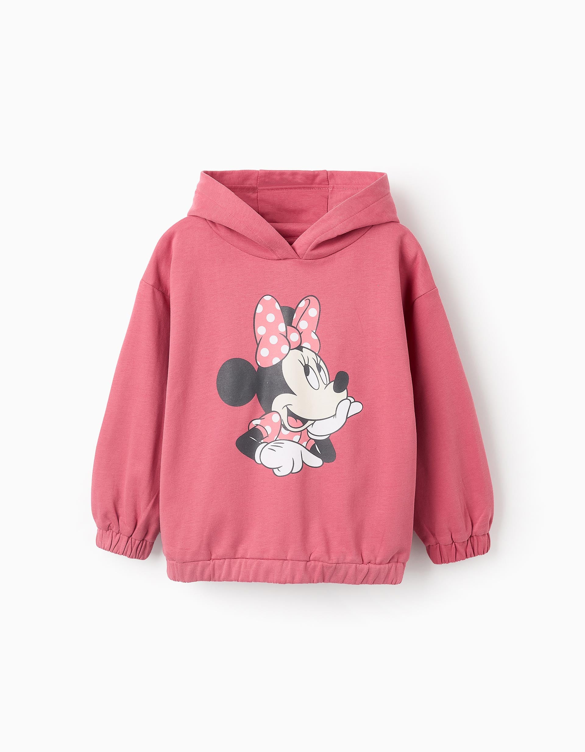 Hooded Minnie Sweatshirt for Girls, Pink