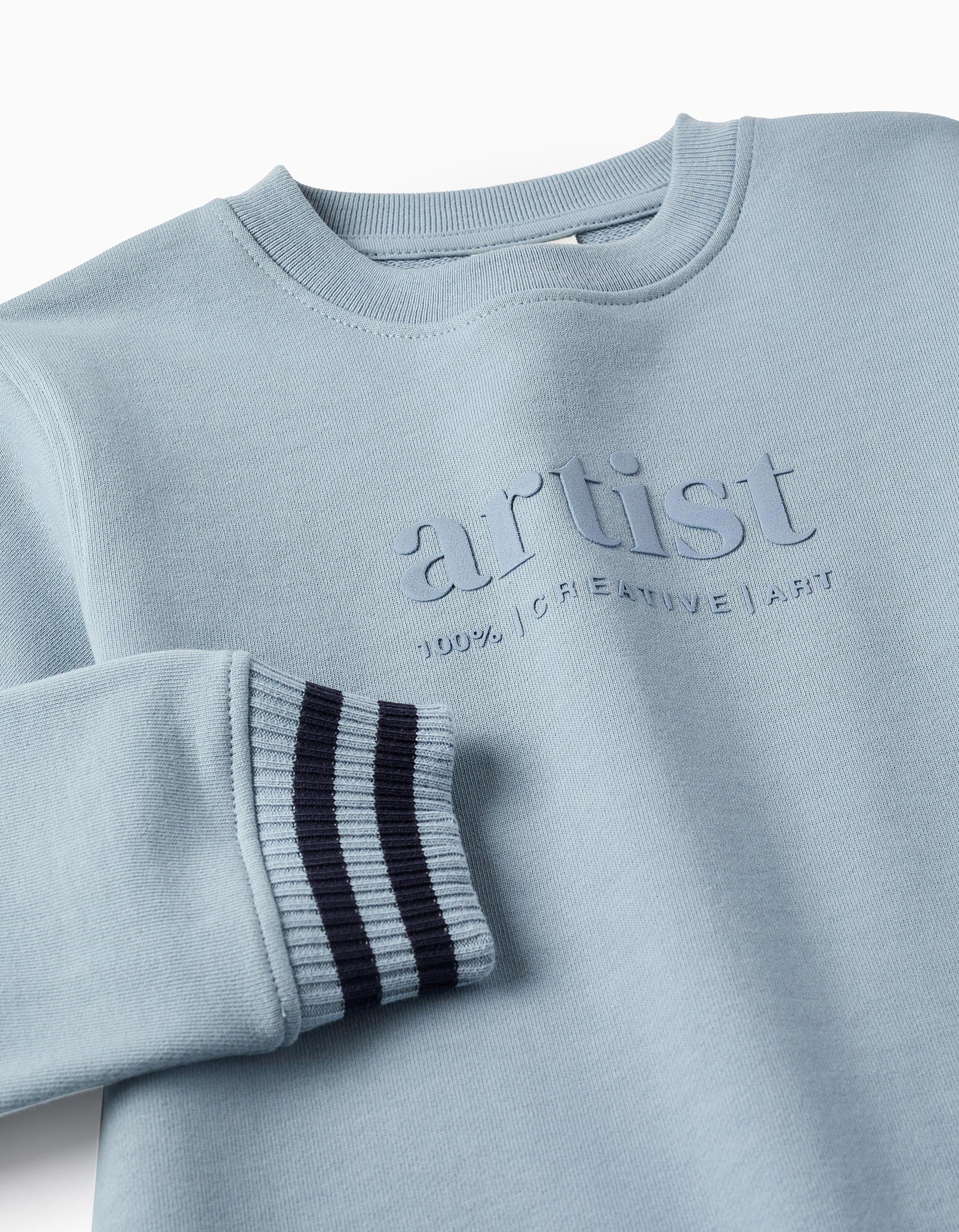 Cotton Sweatshirt for Boys 'Artist', Blue