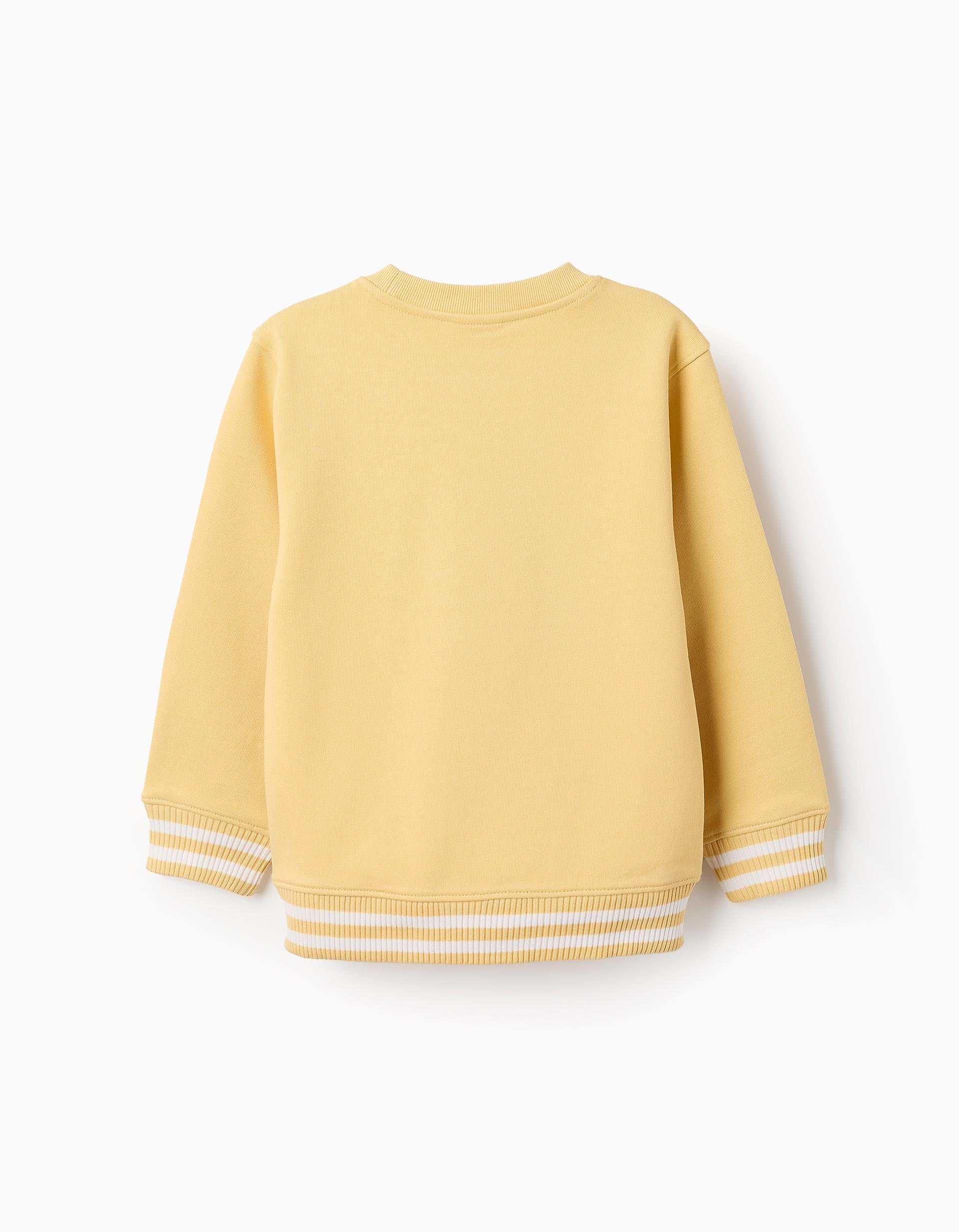 Cotton Sweatshirt for Boys 'M', Yellow