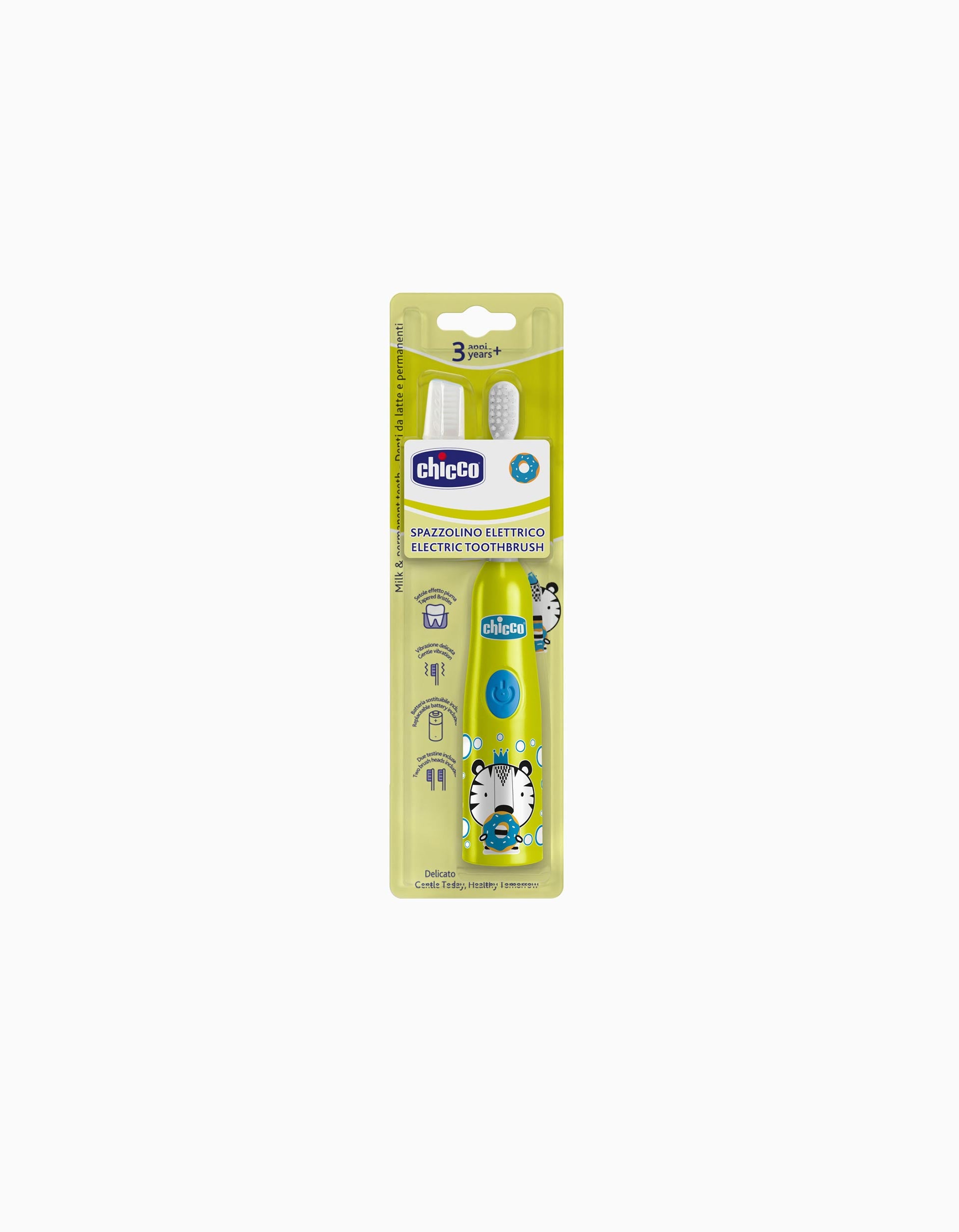 Chicco 3A Electric Toothbrush, Green