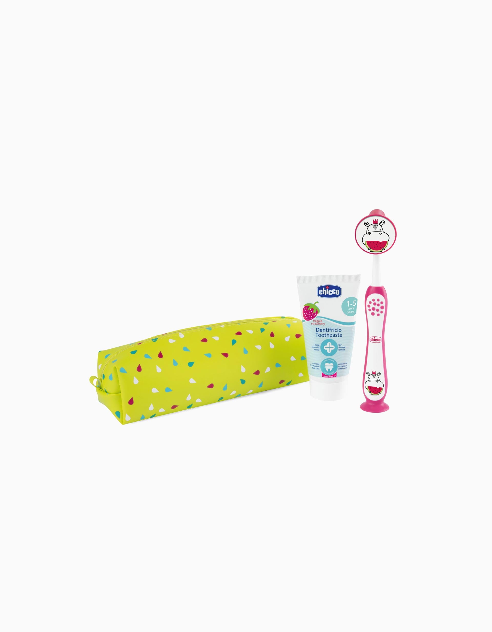 Chicco Oral Hygiene Pack 3-6A, Pink