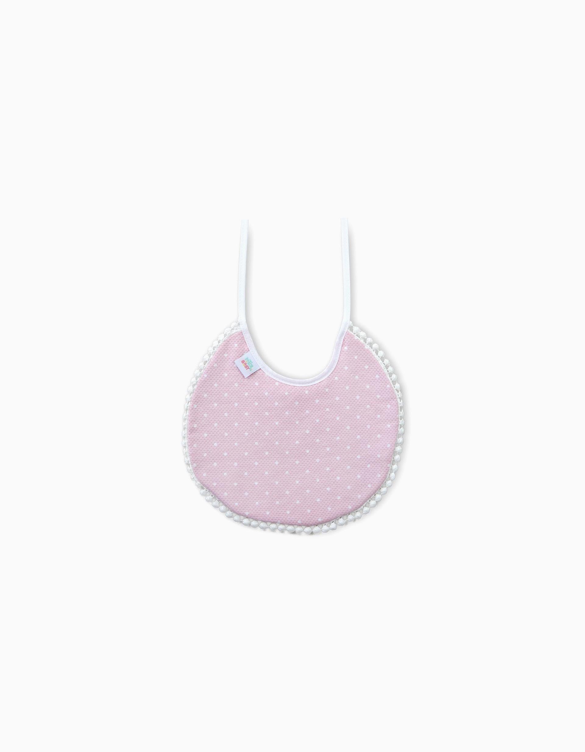 2 Classic Interbaby Bibs, Straps Pink