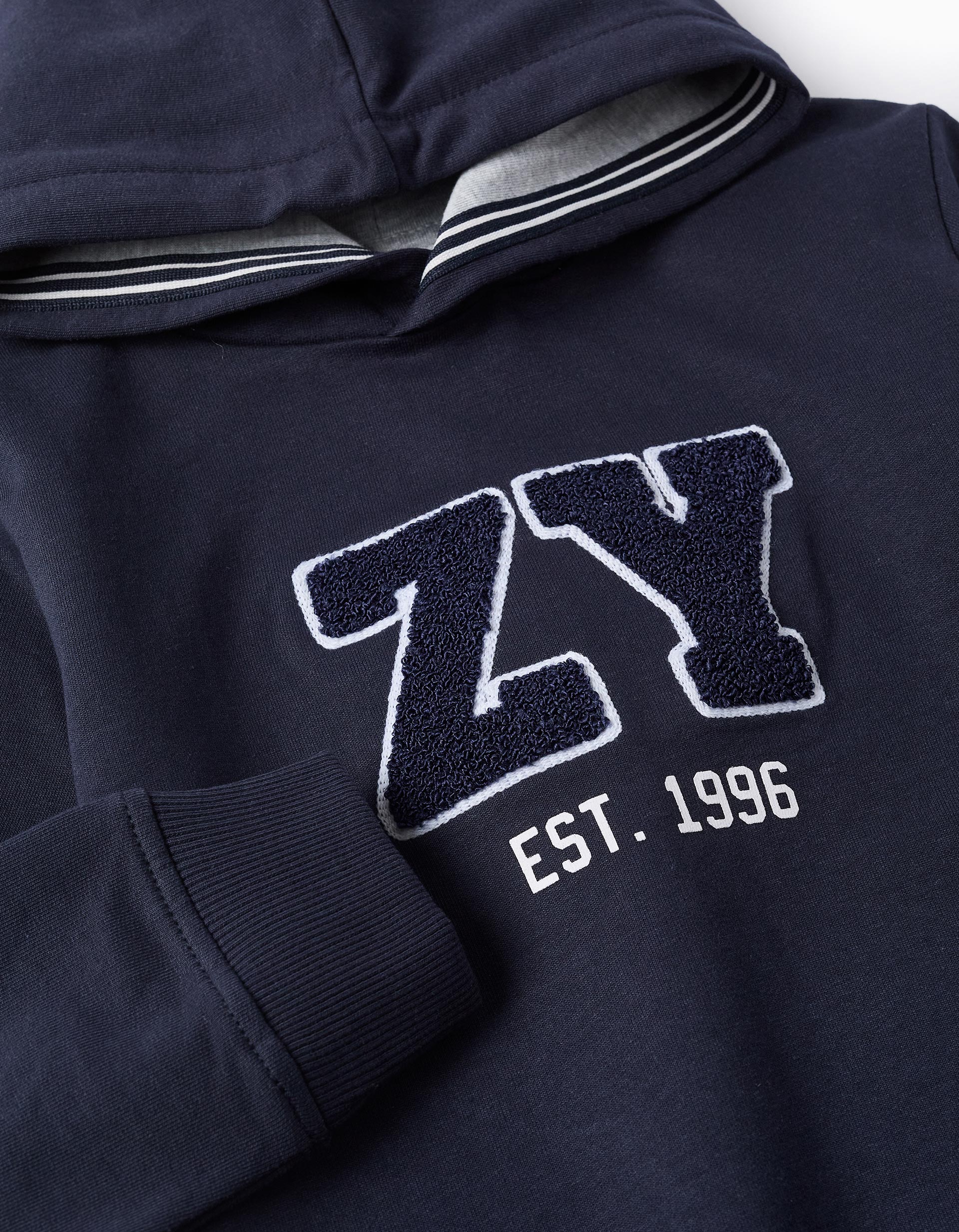 Hooded Sweatshirt for Boys 'ZY', Dark Blue