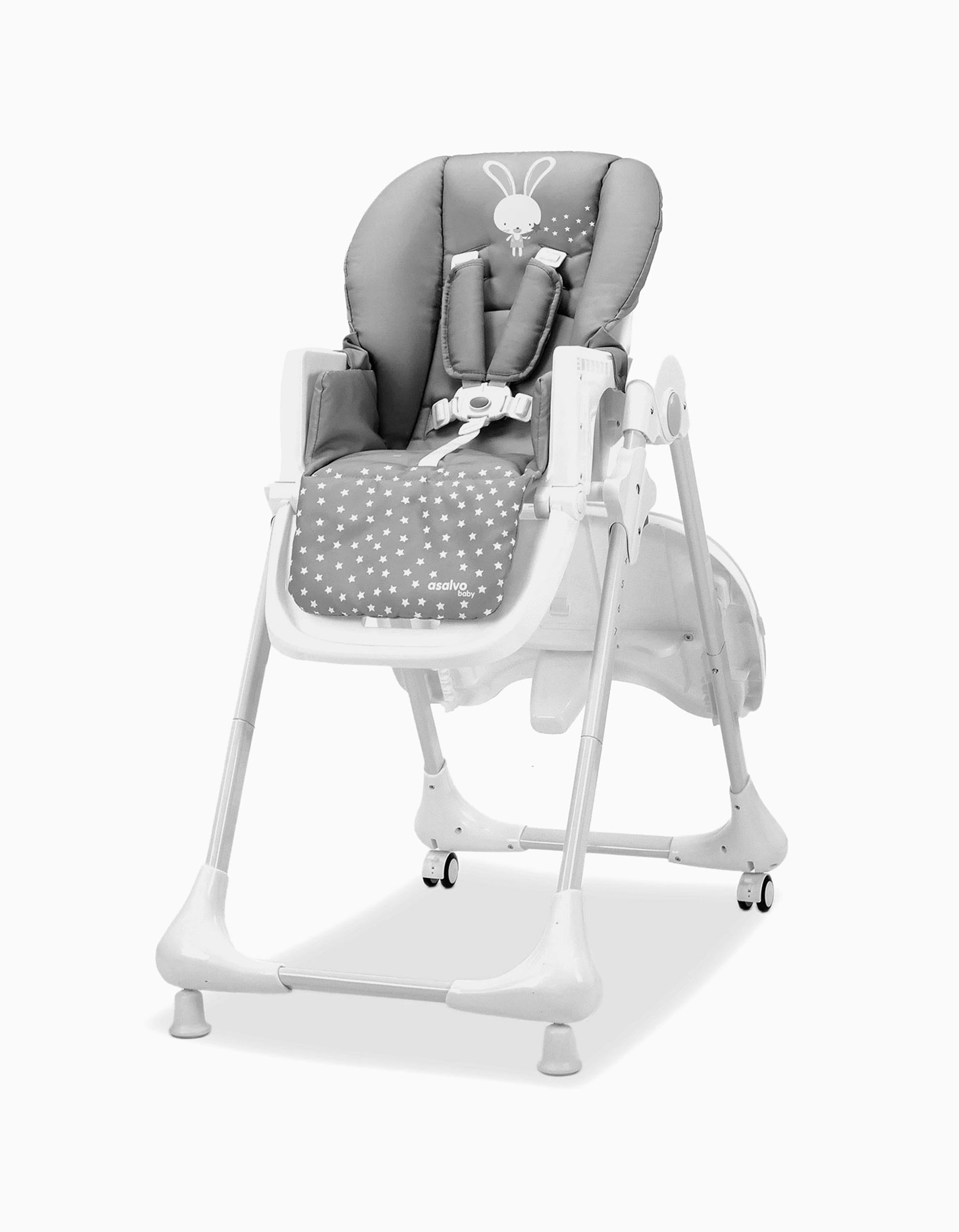 Asalvo Bunny highchair, Grey