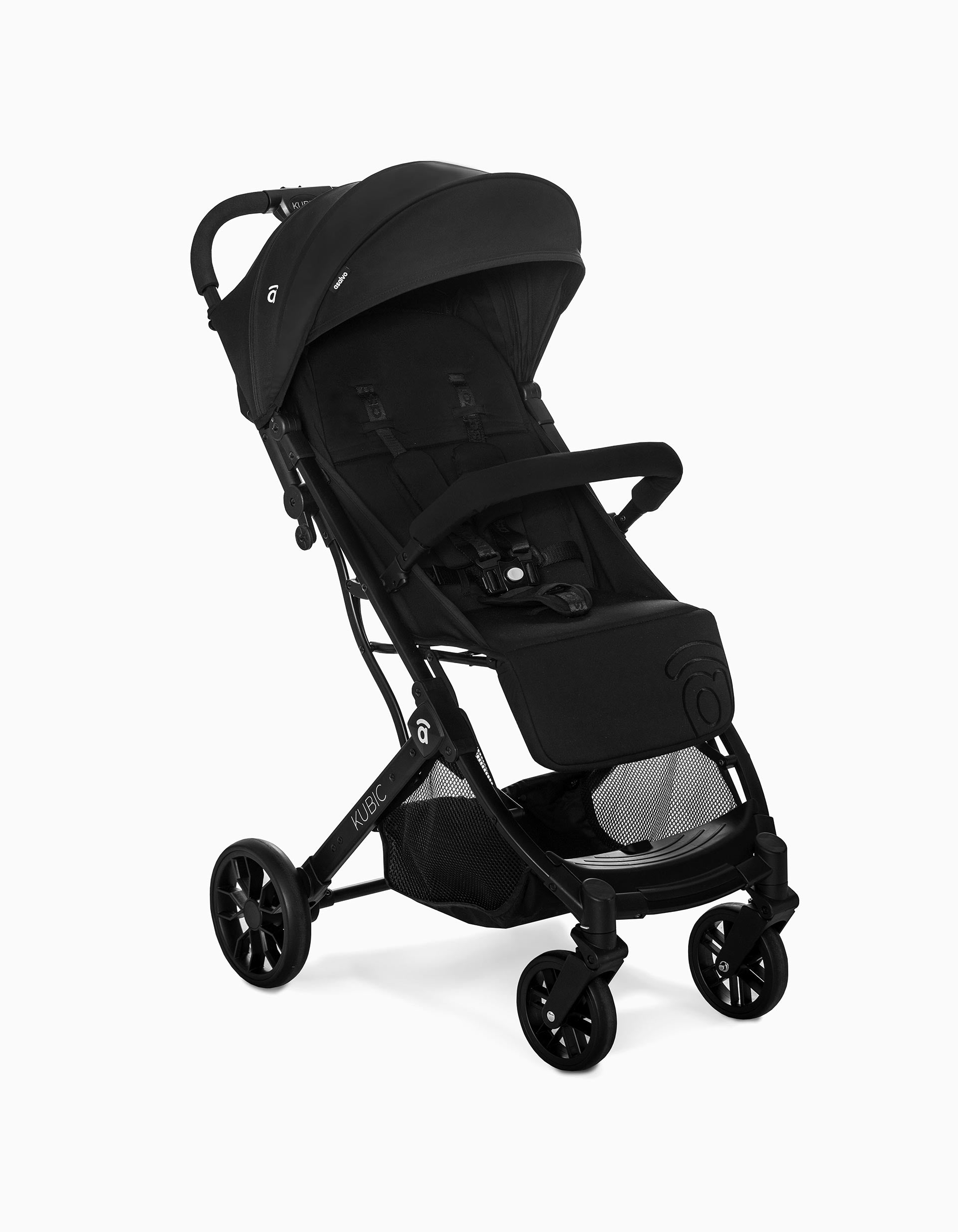 Carrito De Paseo Asalvo Kubic 2, Negro