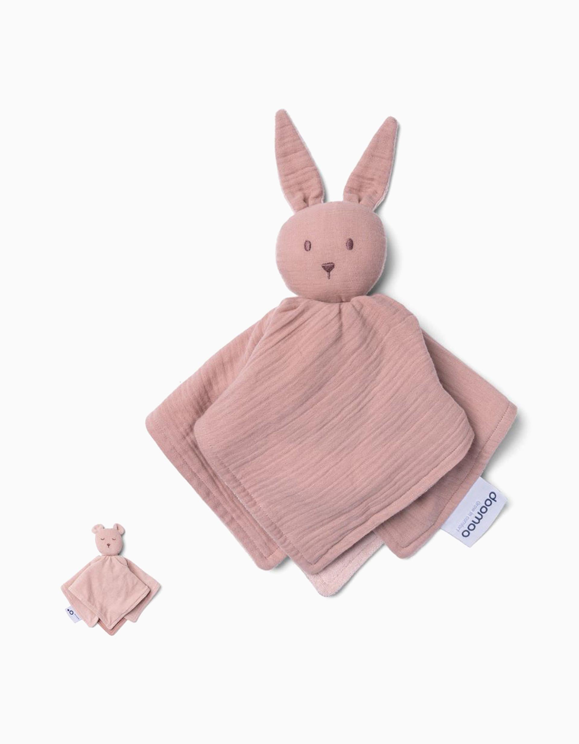 Doudou Doomoo You & Me Bunny Pink 0m+