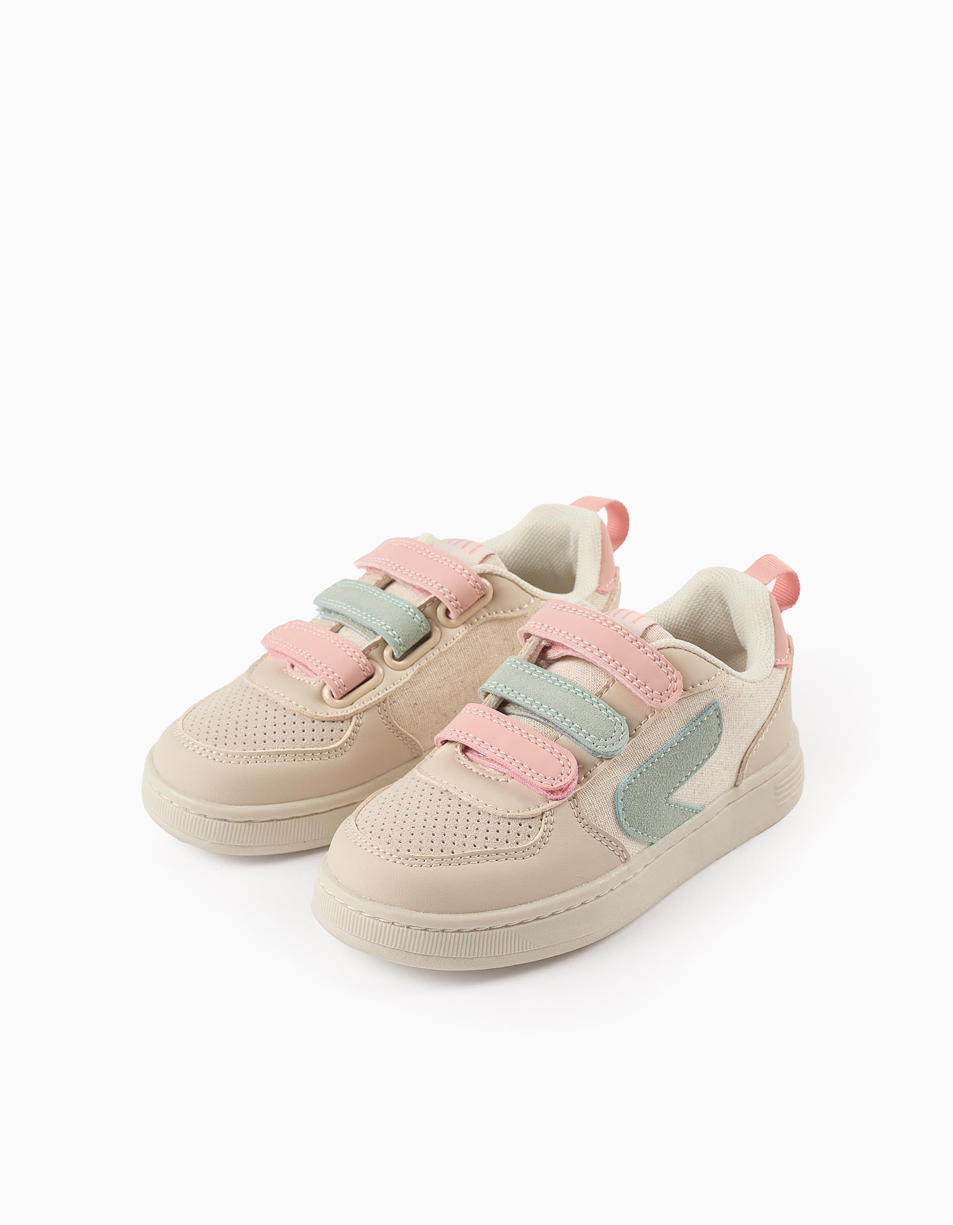 Zapatillas para Niña 'ZY Move', Beige/Rosa/Azul