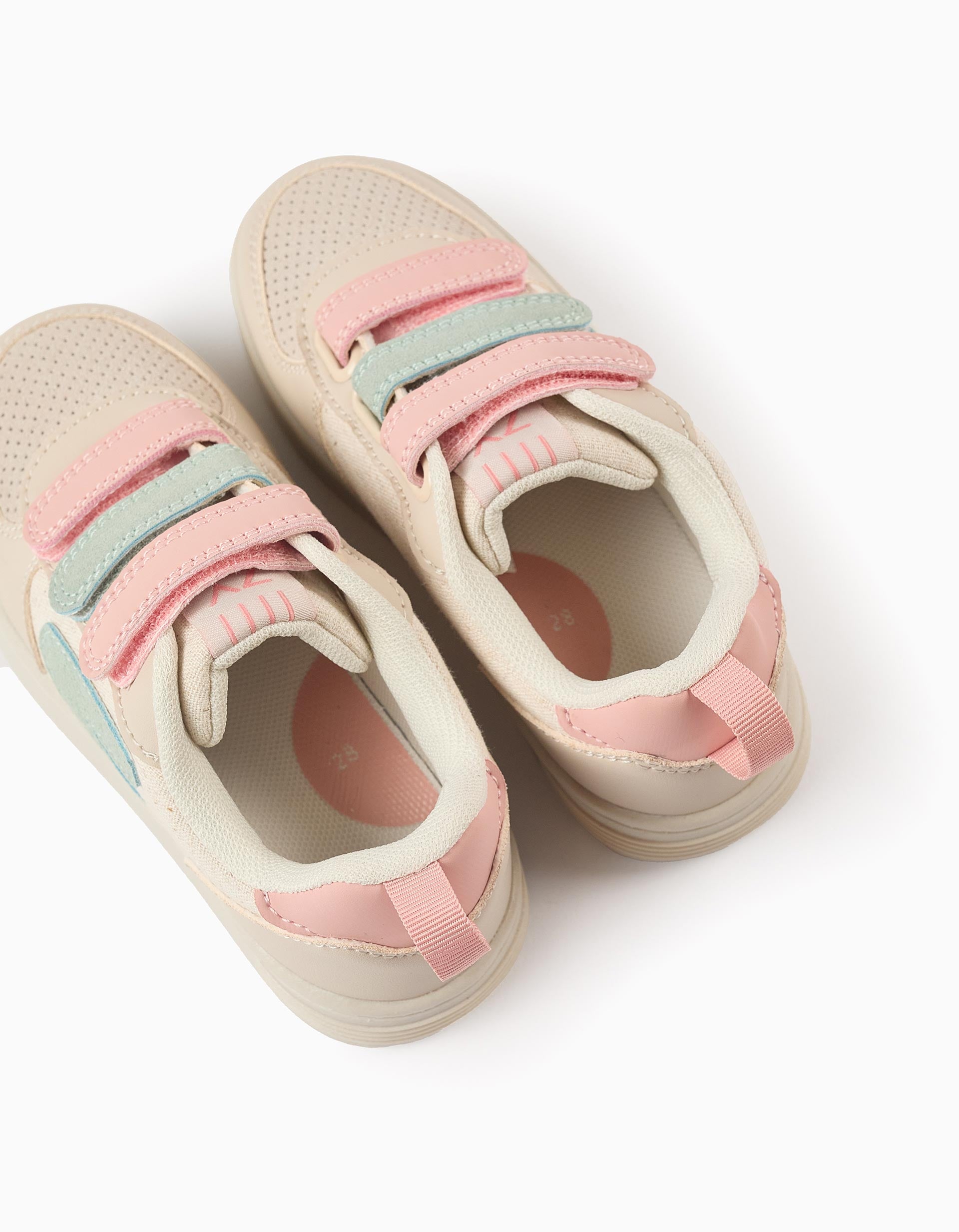 Zapatillas para Niña 'ZY Move', Beige/Rosa/Azul