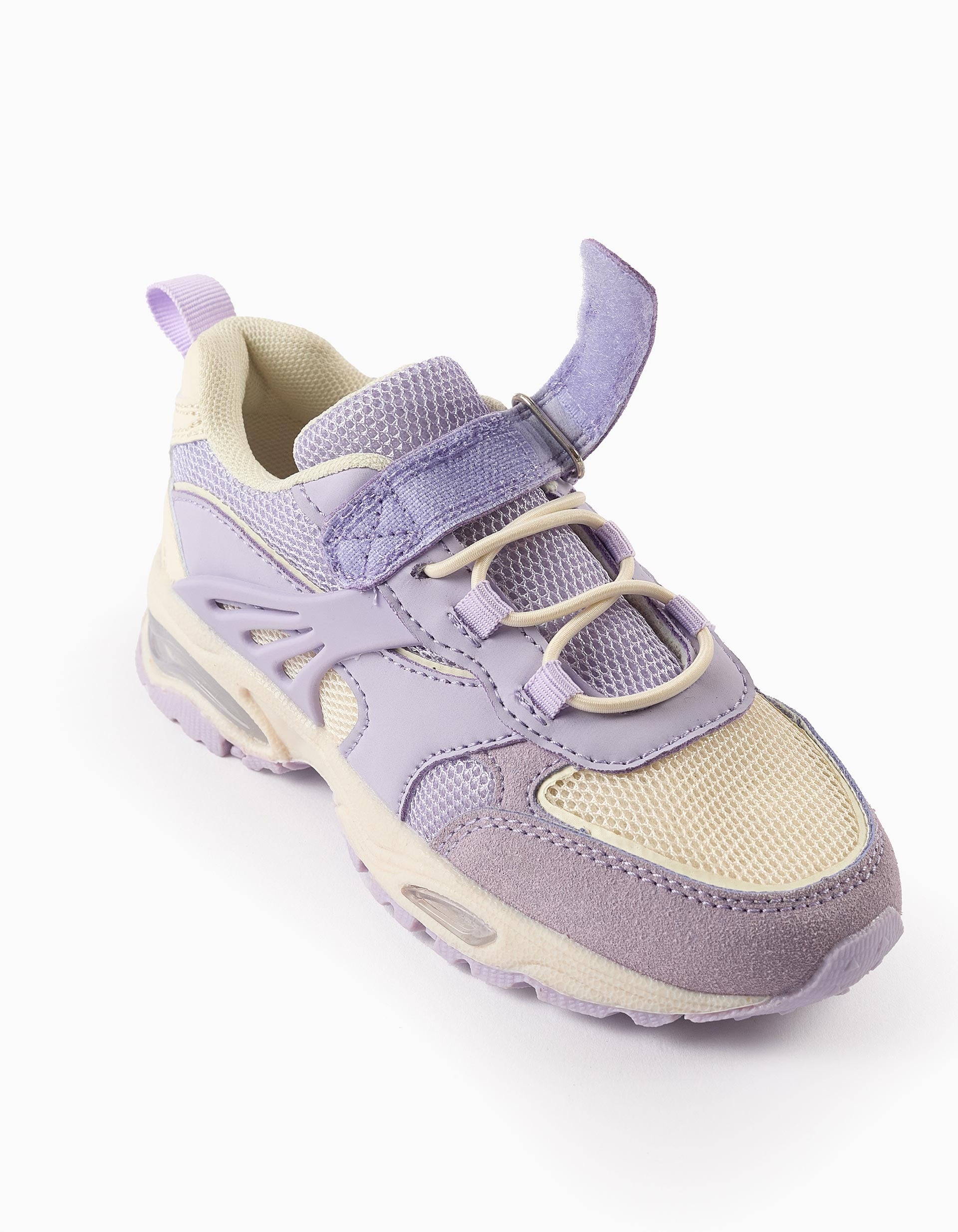 Zapatillas con Luces para Niña 'Superlight Runner', Lila/Beige