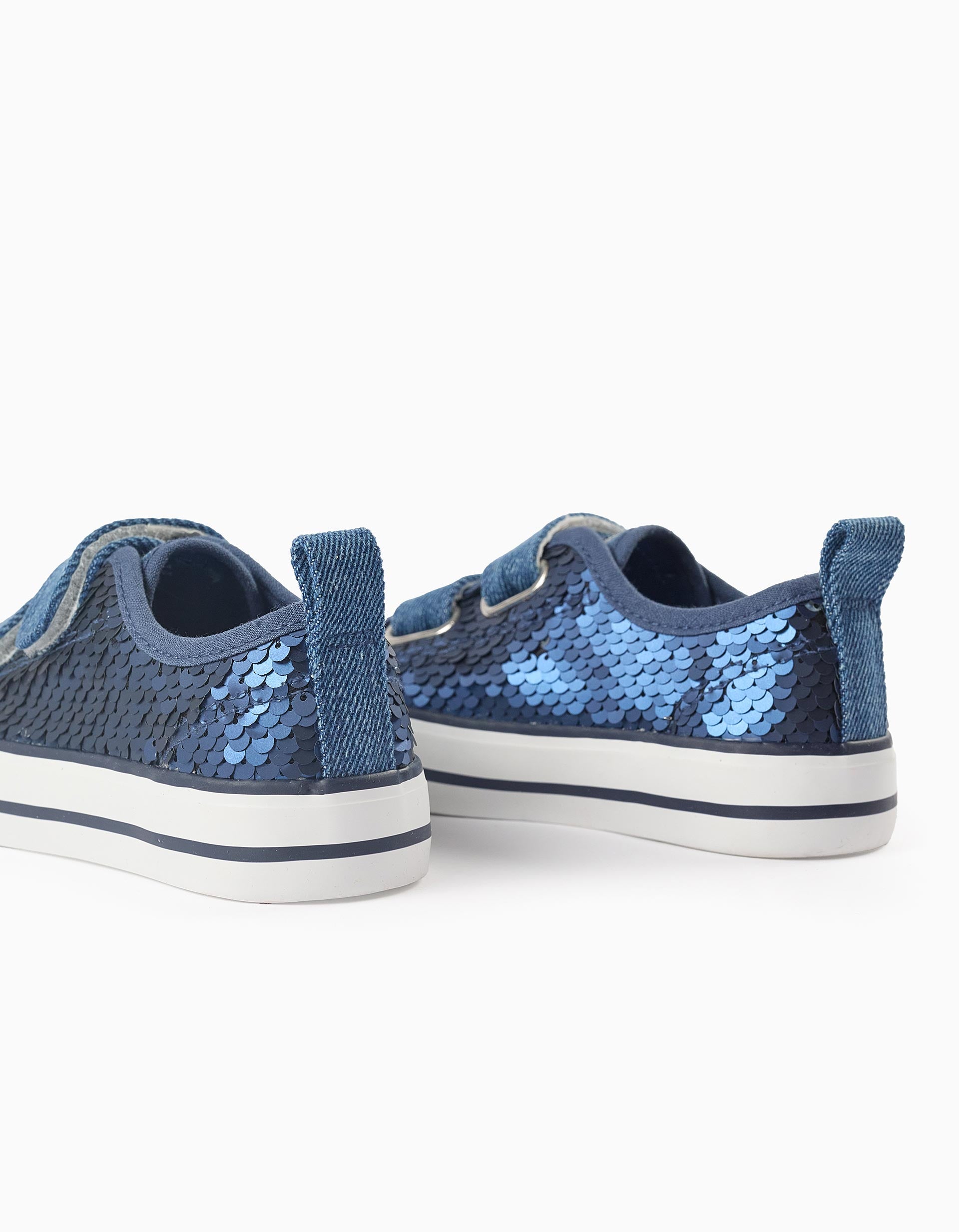 Zapatillas con Lentejuelas para Niña '50's Sneakers', Azul