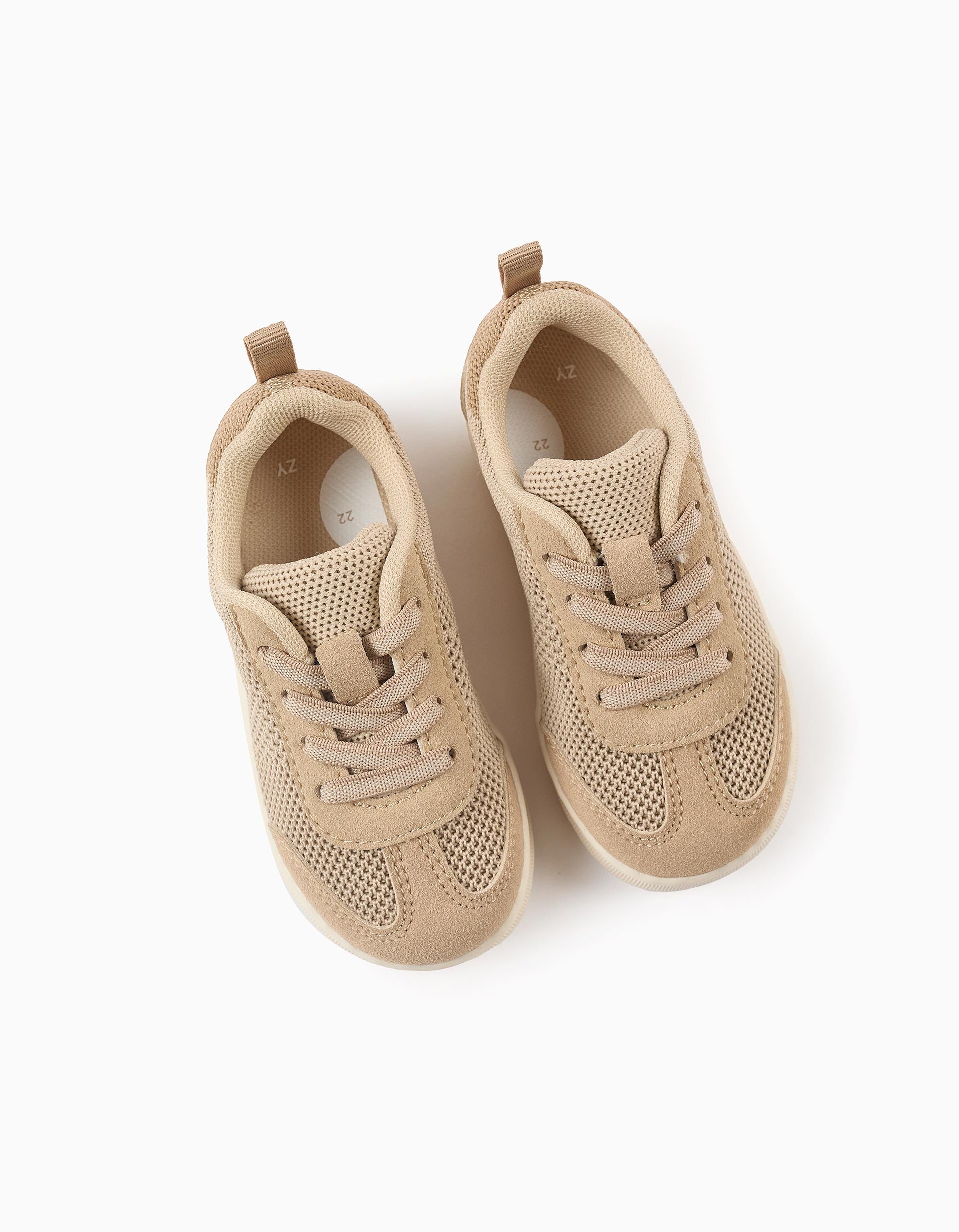 Baskets en Mesh pour Bébé Fille '1996 Sneackers', Beige