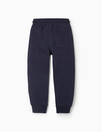 Calças Joggers para Menino 'ZY Archives', Azul Escuro