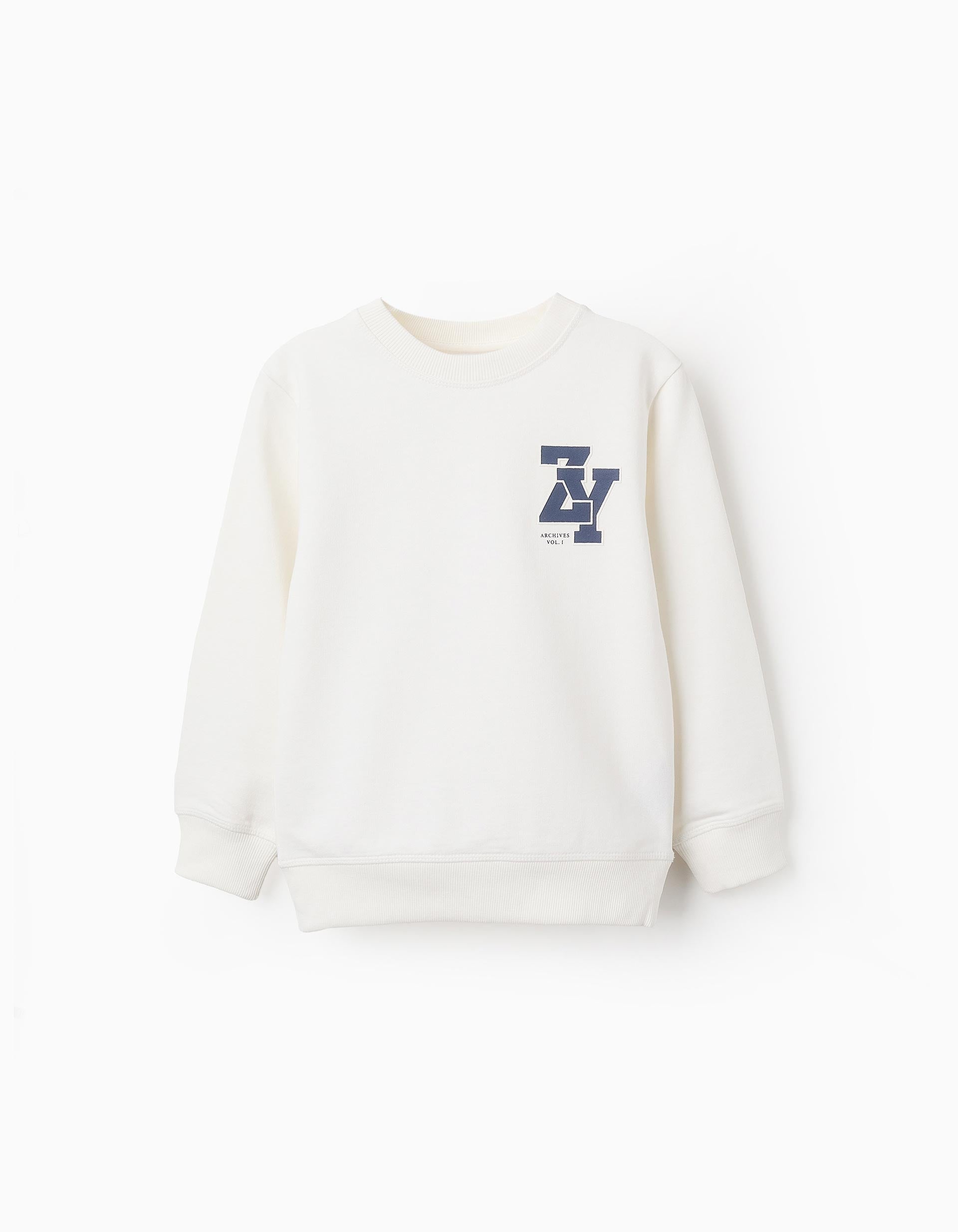 Sweatshirt for Boys 'ZY Archives', White