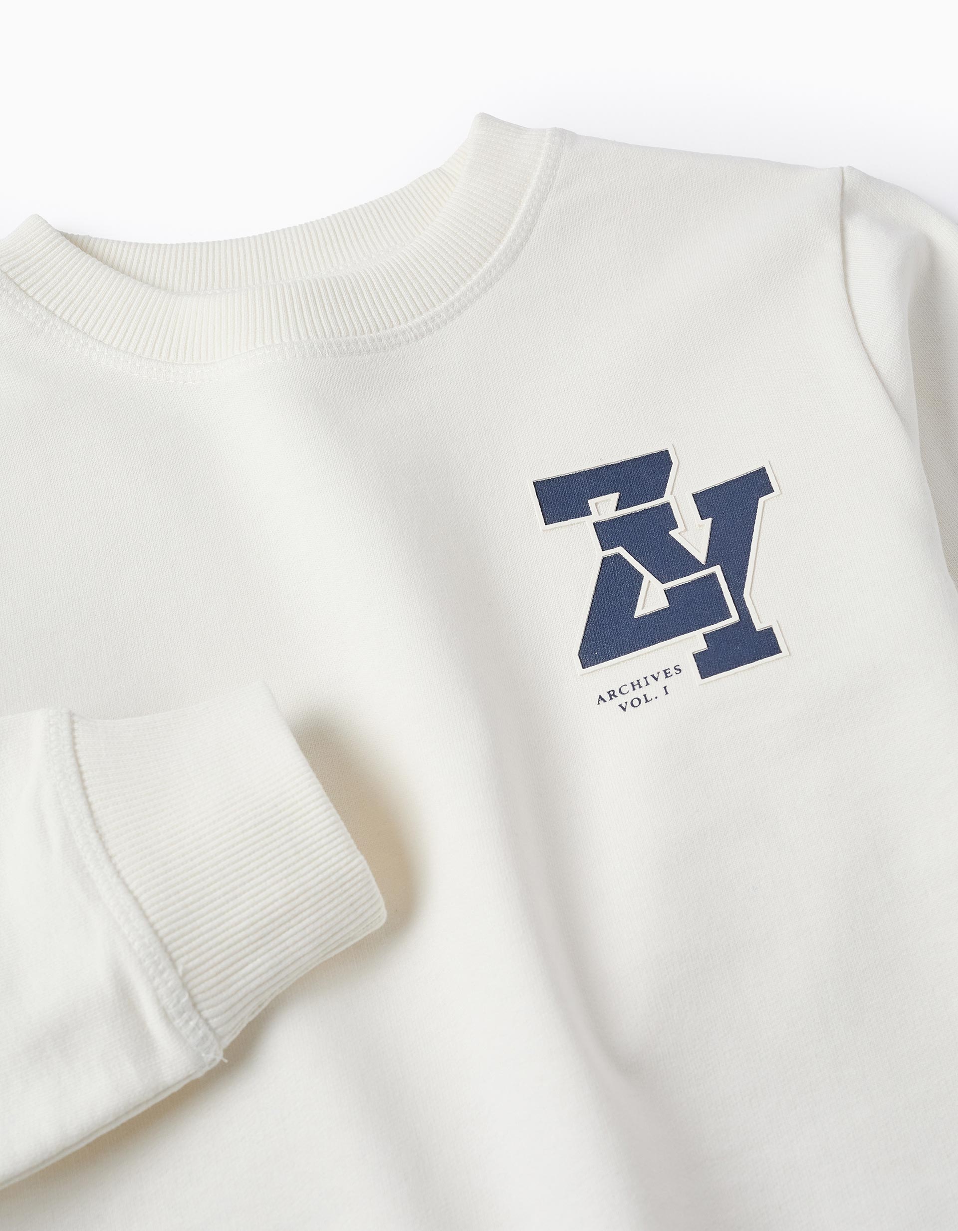 Sweatshirt for Boys 'ZY Archives', White