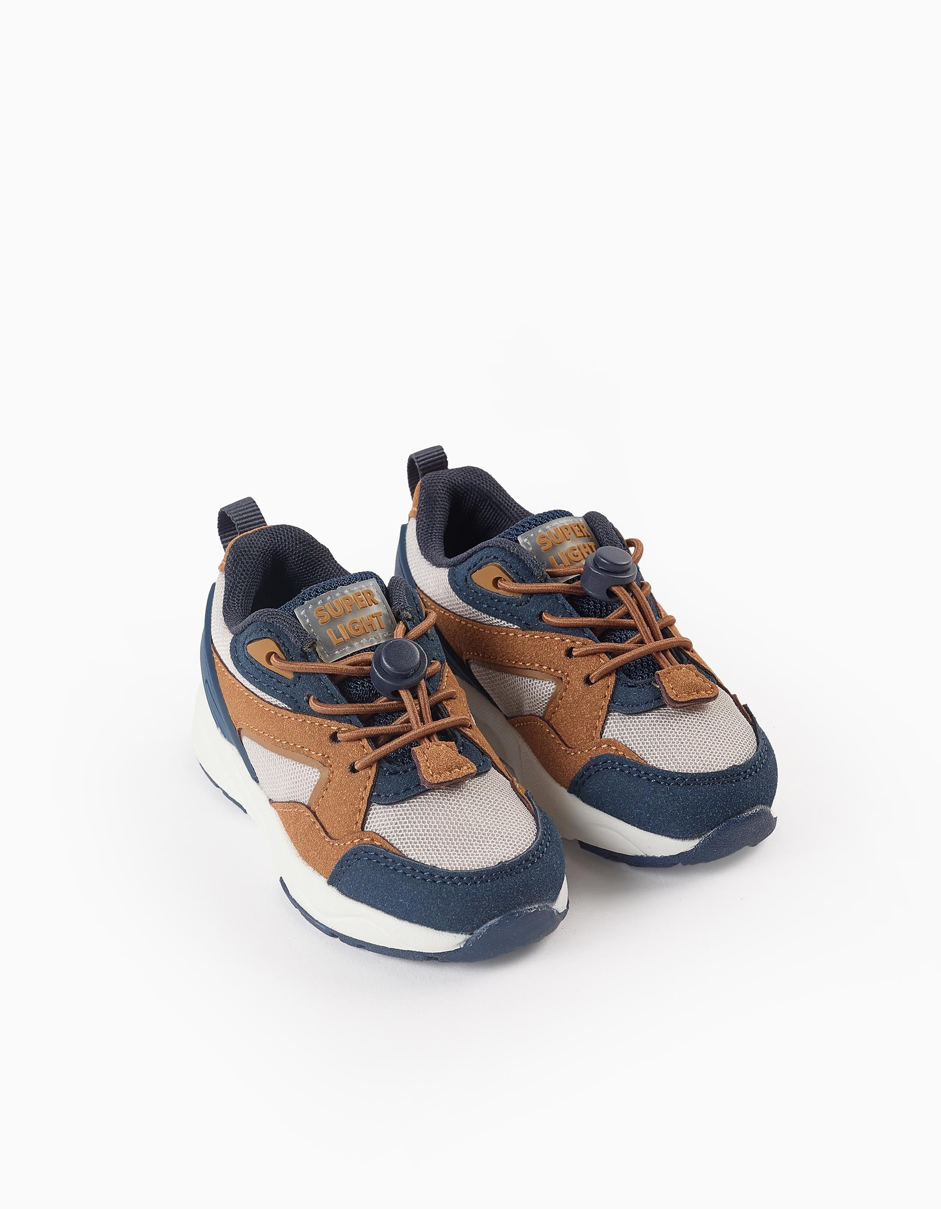 Zapatos Con Stopper para Bebé Niño 'Zy Superlight', Azul/Beige