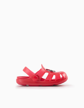 Rubber Clogs for Girls 'Minnie', Red
