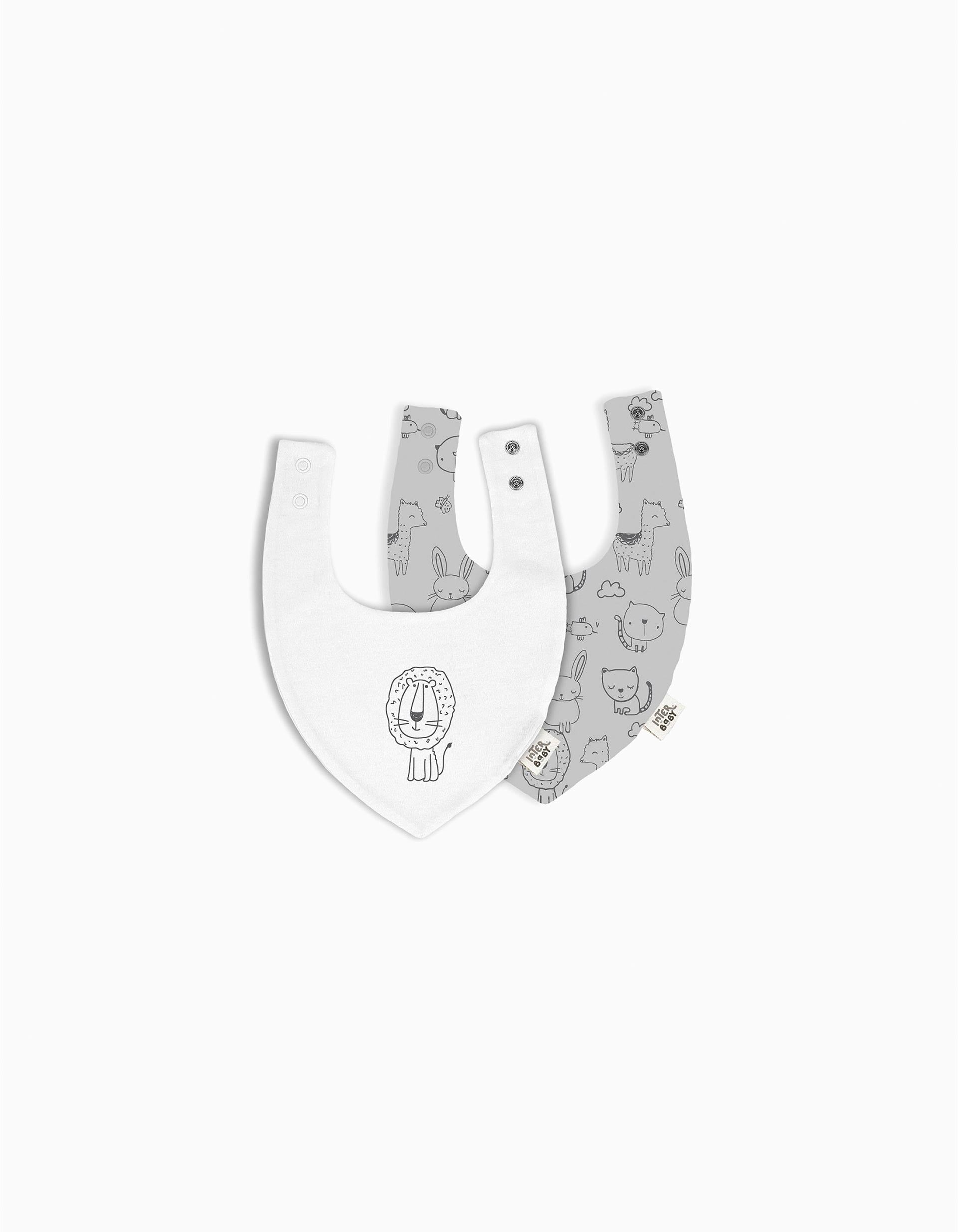 2 Bandanas Interbaby, Grey