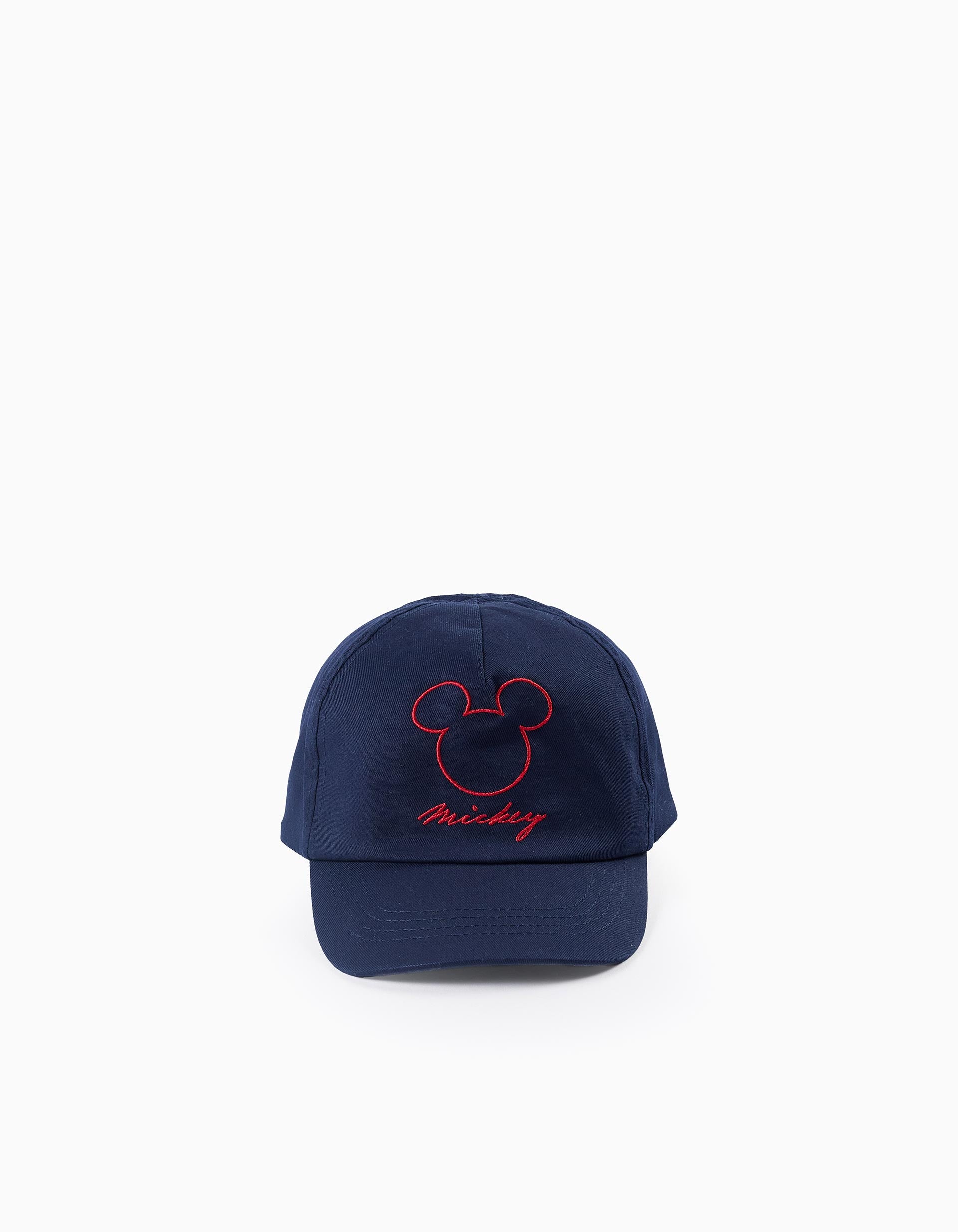 Casquette en Sergé pour Garçon 'Mickey', Bleu Foncé