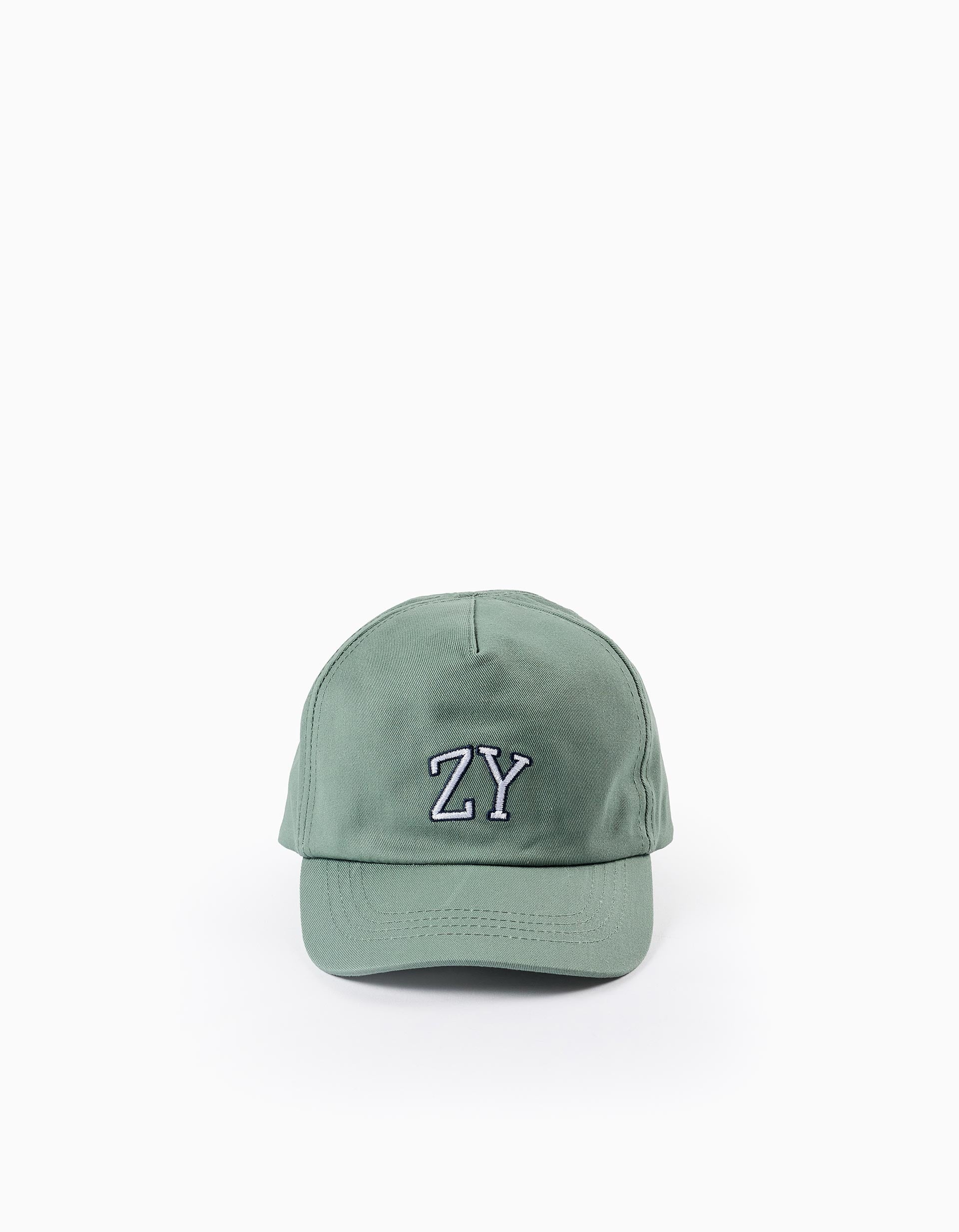 Cotton Cap for Baby and Boys 'ZY', Green