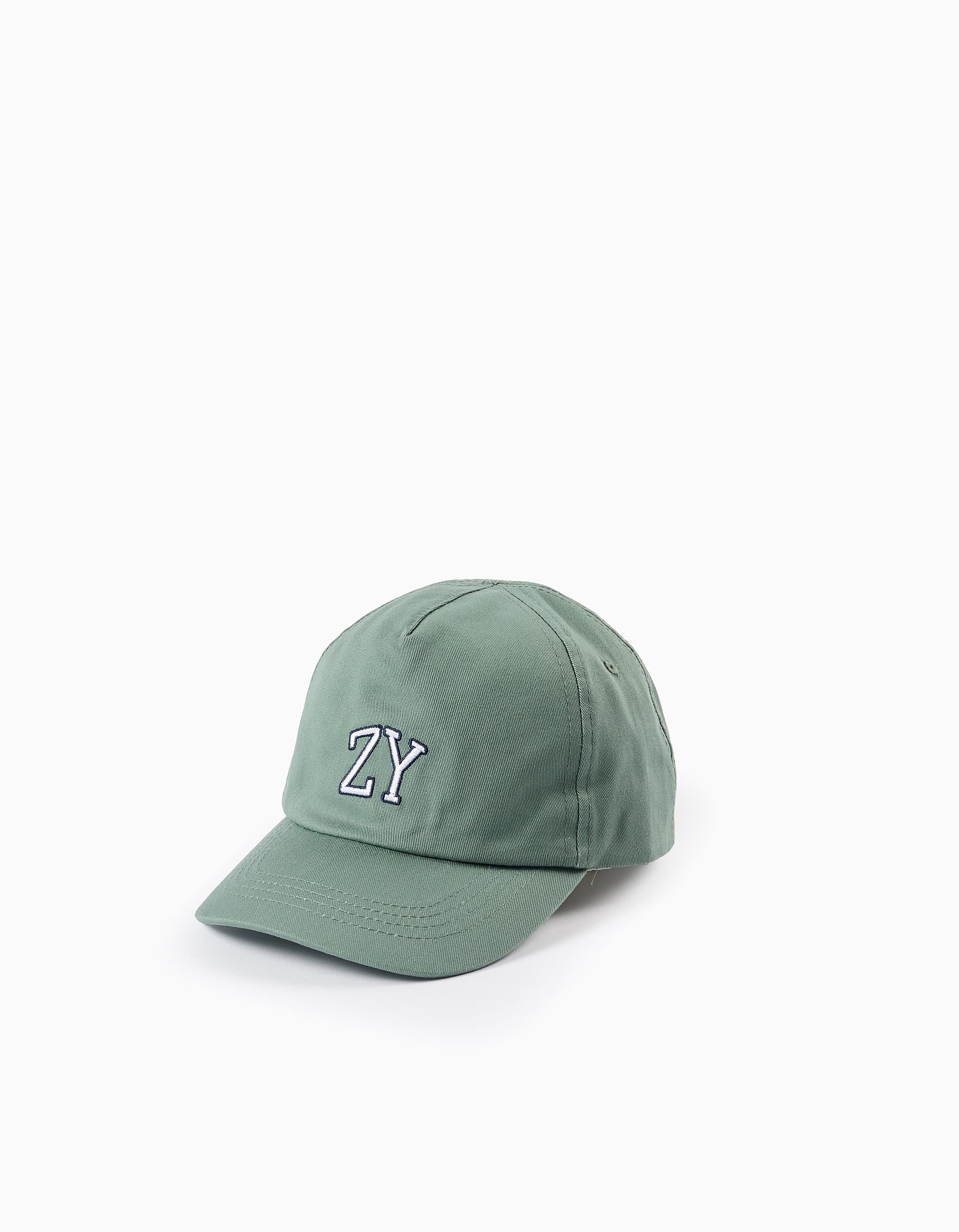 Cotton Cap for Baby and Boys 'ZY', Green