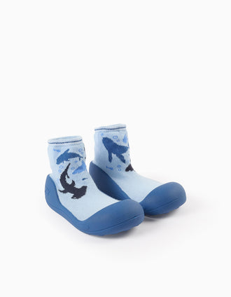 Steppies pour Bébé Garçon 'Requins', Bleu