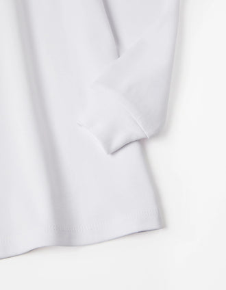 Pack of 3 Long Sleeve Vests for Boys, White