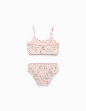 Top + Briefs for Girls 'Disney Princesses', Pink