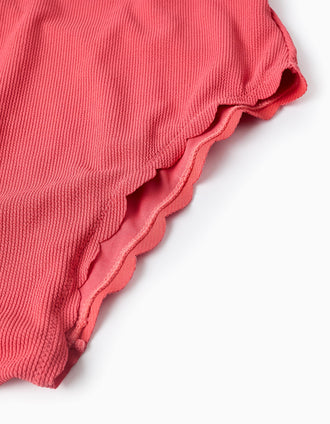 Ribbed Swimsuit for Women 'You&Me', Light Red