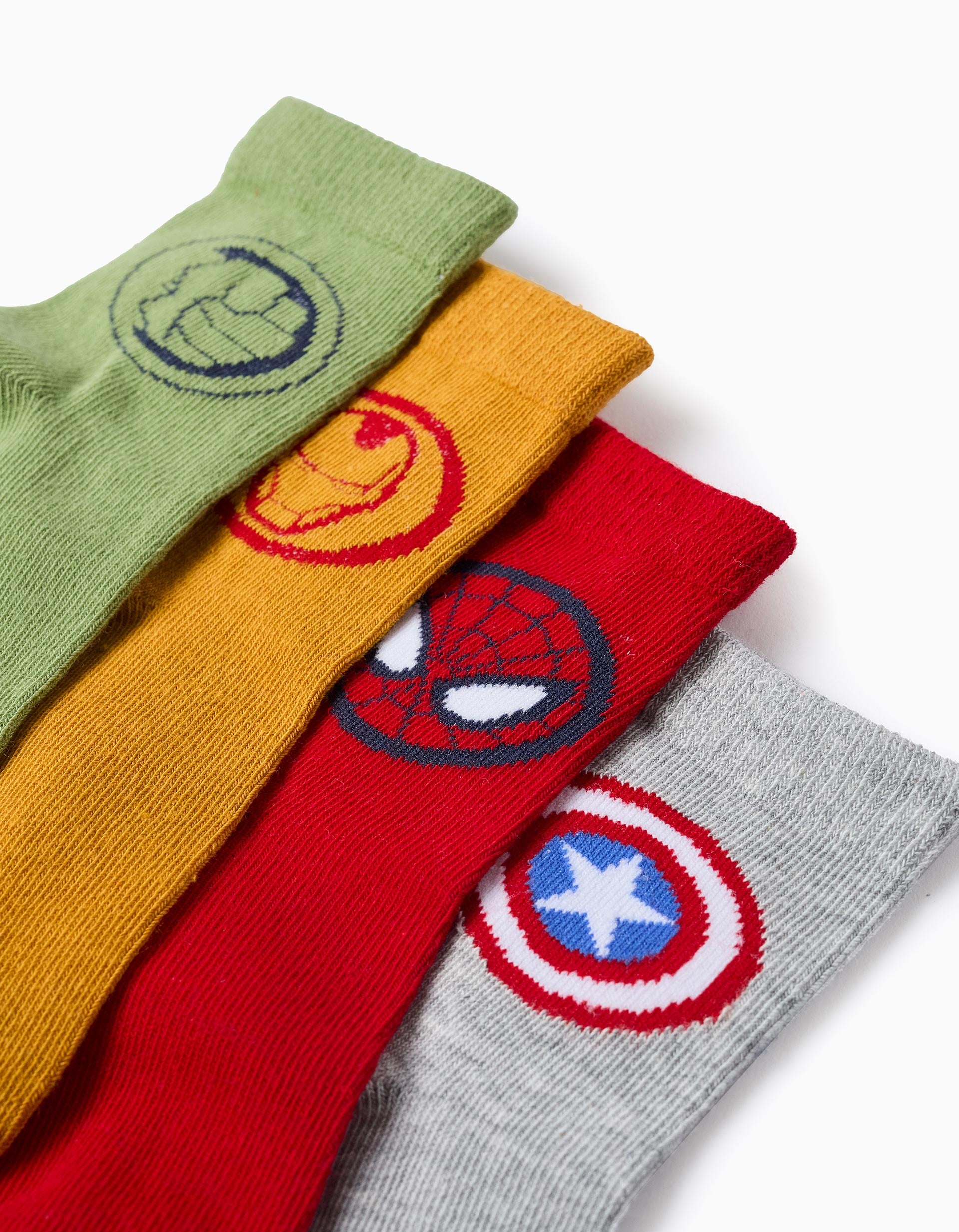 Pack 4 Paires de Chaussettes pour Garçon 'Avengers', Multicolore