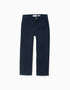 Calças Chino de Sarja para Menino 'Slim Fit', Azul Escuro