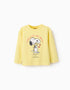 Camiseta Manga Larga para Niña 'Snoopy & Woodstuck', Amarillo
