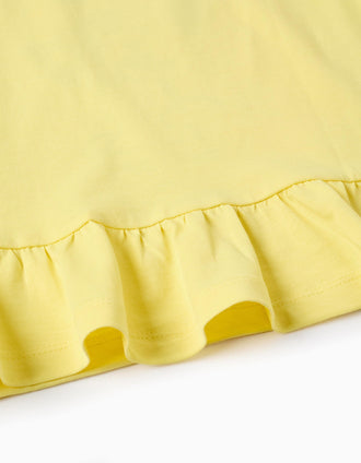 Camiseta Manga Larga para Niña 'Snoopy & Woodstuck', Amarillo