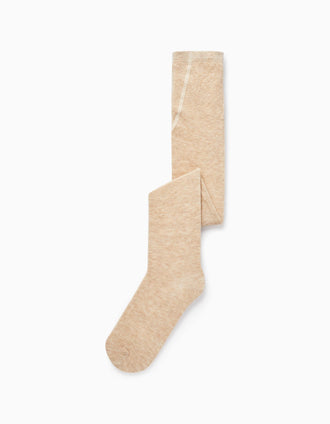 Leotardos Flexibles para Niña, Beige