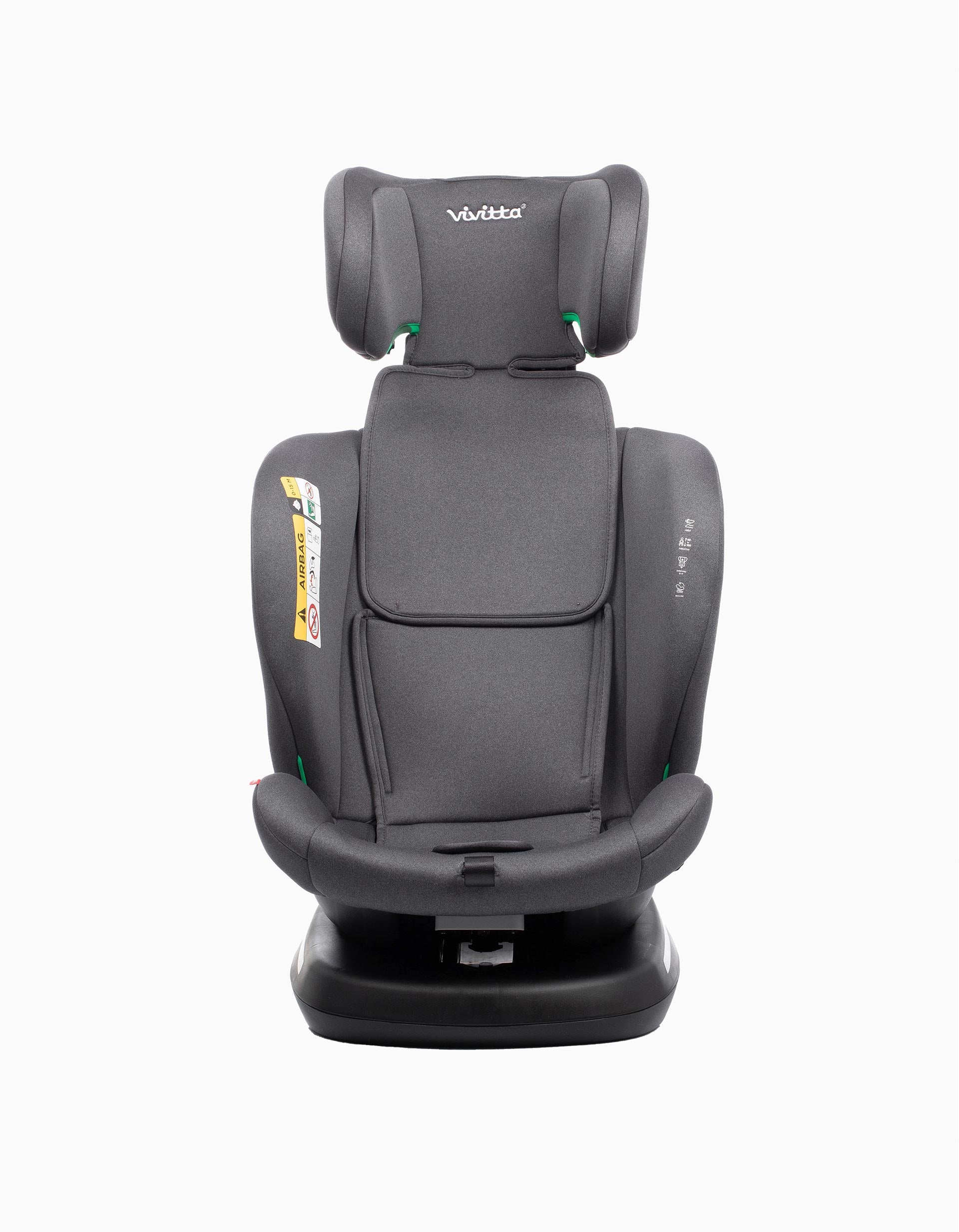 Vivitta Sanna I-Belt Car Seat, Anthracite Melange