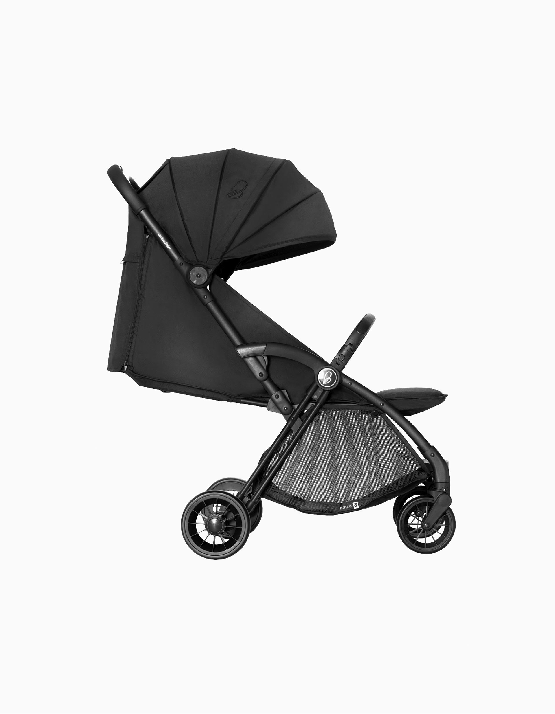 Stroller Asalvo Plis Plas, Black