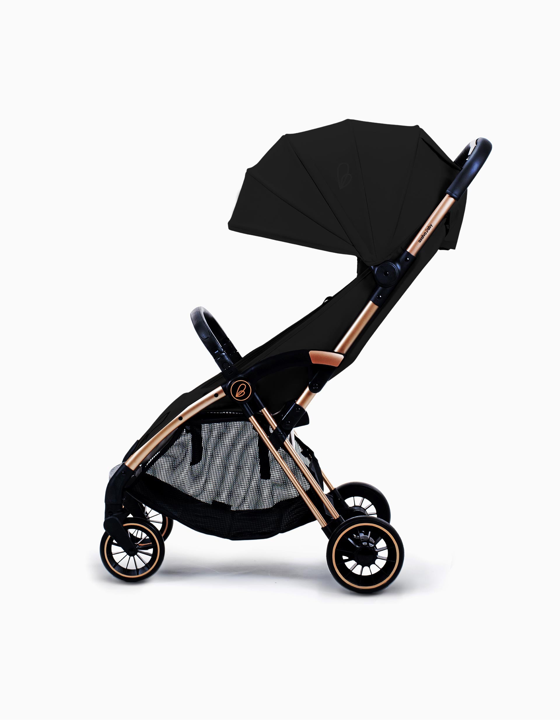 Carrito de Paseo Asalvo Plis Plas, Negro